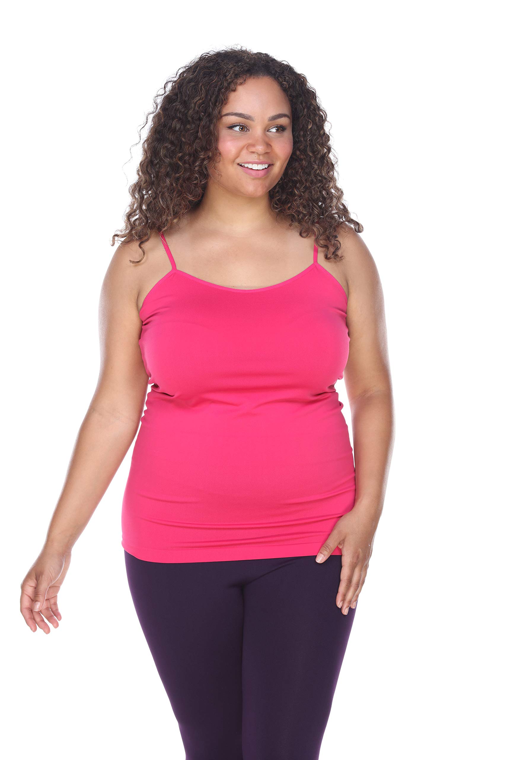 Plus Size Women's Tank Top - White Mark PS133 - Comfortable & Stylish for Casual Wear, Workout, and Layering