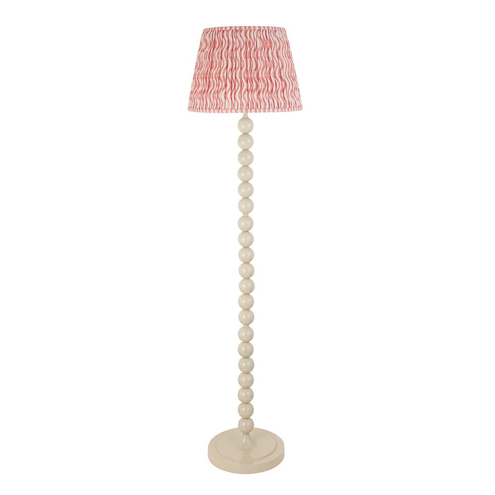 Auralis Ripple Floor Lamp with E27 Socket - Modern LED Standing Light for Living Room, Bedroom & Office - Adjustable Height in Multiple Finishes (Black, White, Bronze) - Perfect for Ambient Lighting & Home Decor