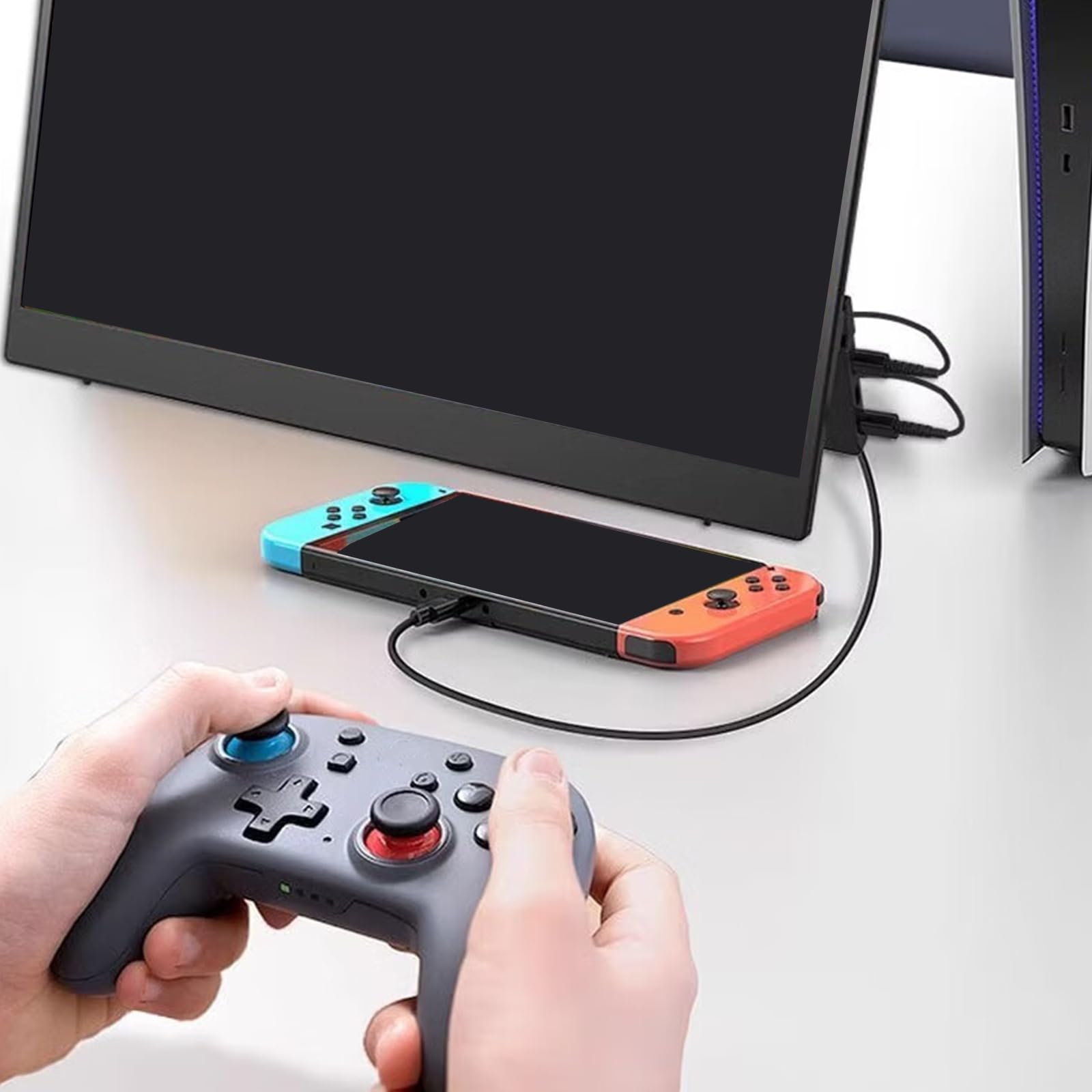 13.5 Inch Portable Monitor 144Hz, 2K 4K External Screen for Laptop, Switch & XSS Gaming, Compact Secondary Display for Work, Travel, and Home Office