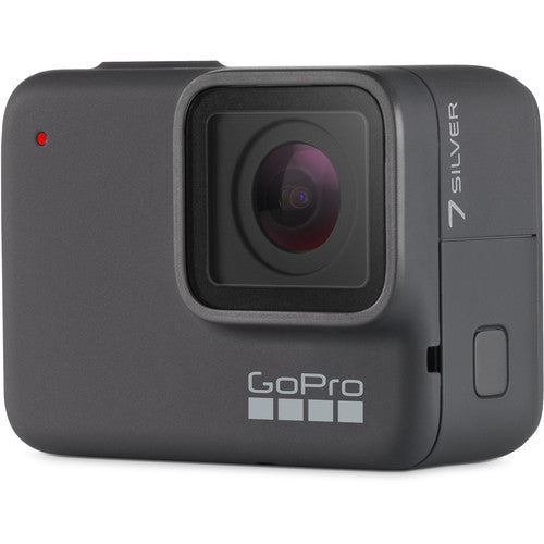 GoPro HERO7 Silver 4K Waterproof Action Camera - Best for Vlogging, Travel & Outdoor Adventures (Diving, Skiing, Surfing)
