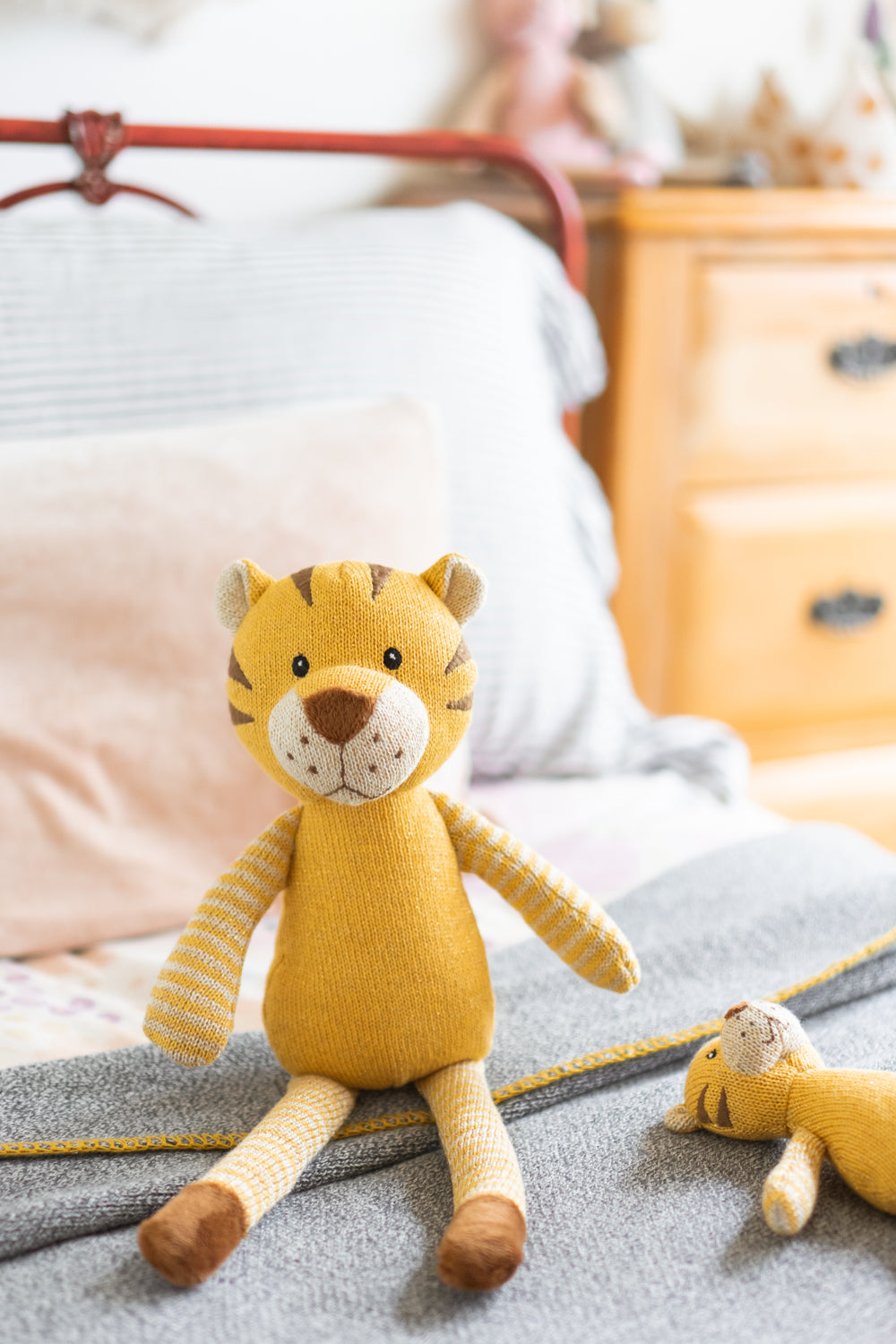 Teddy The Tiger Plush Stuffed Animal - Soft & Cuddly Tiger Toy for Kids, Perfect for Bedtime, Gifts & Nursery Decor | Ideal for Birthdays, Baby Showers & Playtime
