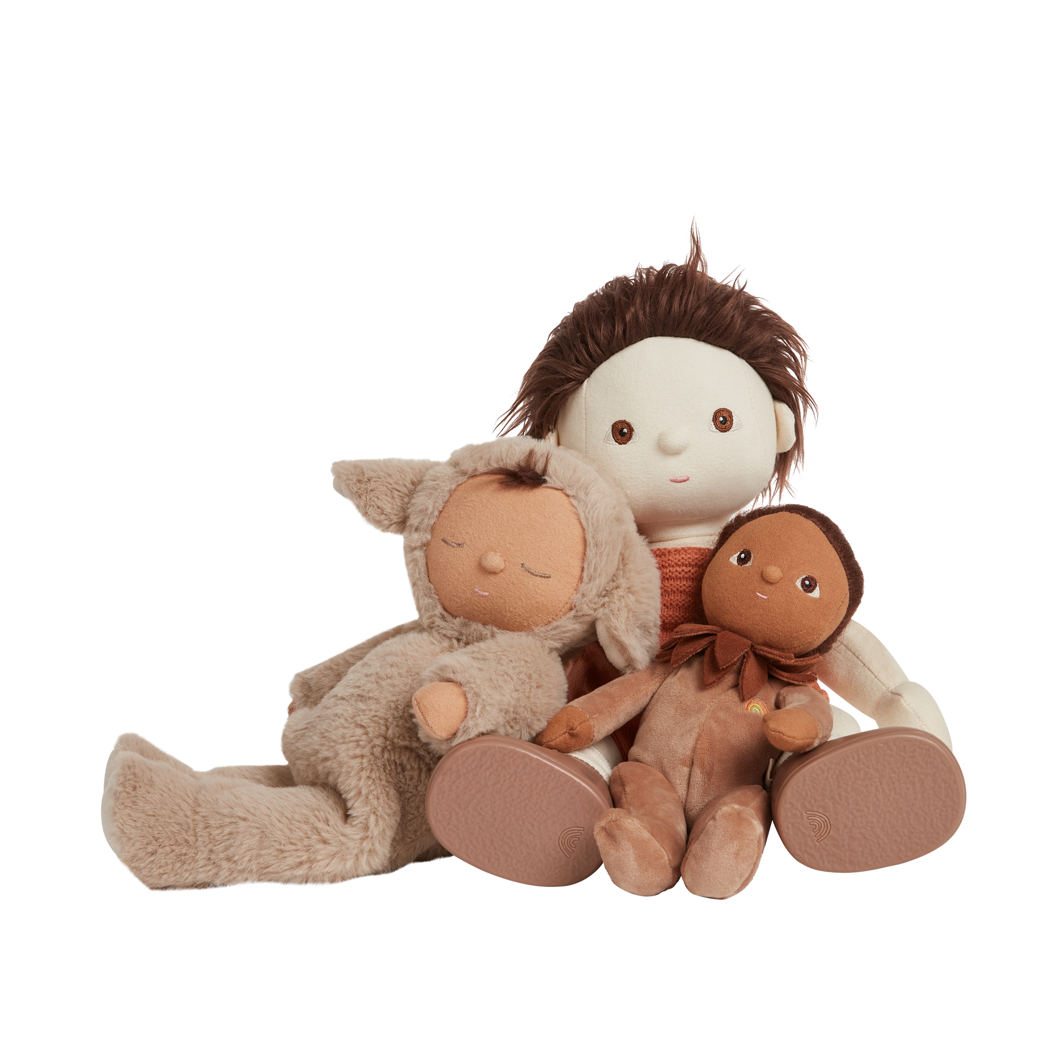 Dinky Dinkums Forest Friends Allie Acorn Plush Toy - Cute Squirrel Stuffed Animal for Kids, Soft & Huggable Gift for Children's Bedroom Decor, Birthday Present & Nursery Room Accessories