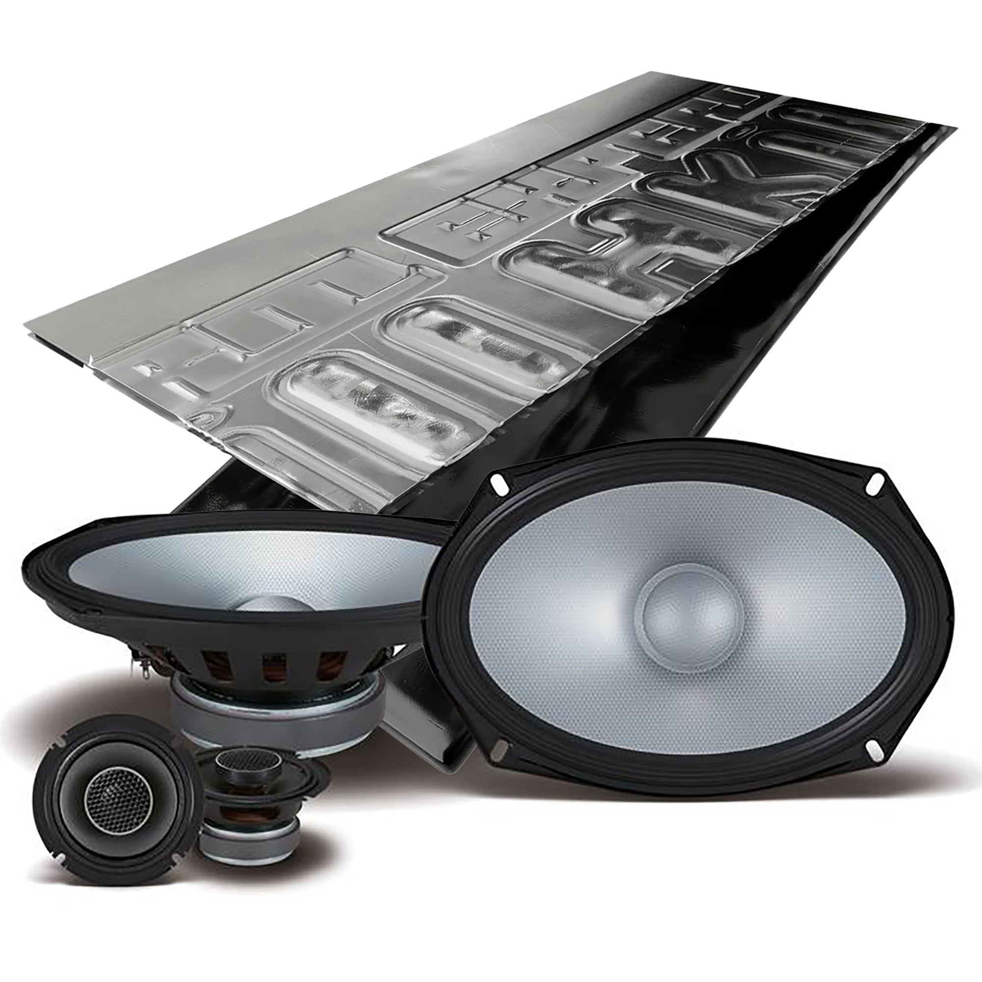 Alpine S2 S69C 6x9 Inch 2-Way High Resolution Car Speakers with Sound Damping Kit - Premium Audio Upgrade for Cars, Trucks & SUVs - Perfect for Road Trips, Commuting & Enhanced Music Experience
