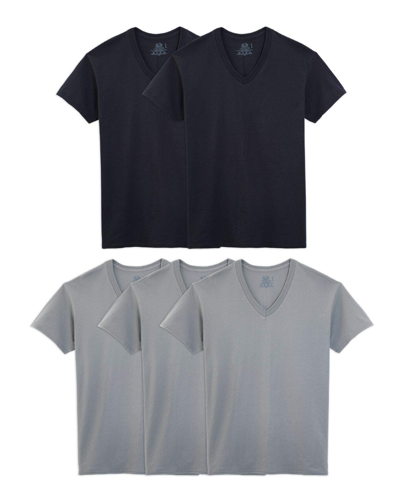 Fruit of the Loom Men's Classic Cotton T-Shirt - Soft Comfort Fit Casual Tee for Everyday Wear, Gym & Lounge