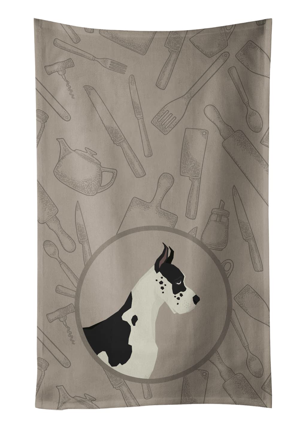 Caroline's Treasures CK2189KTWL Great Dane Kitchen Towel Set - Absorbent Dish Cloths, Hand Towels & Decorative Bath Towels for Kitchen, Bathroom, Face & Tea Time | Perfect for Dog Lovers & Home Decor