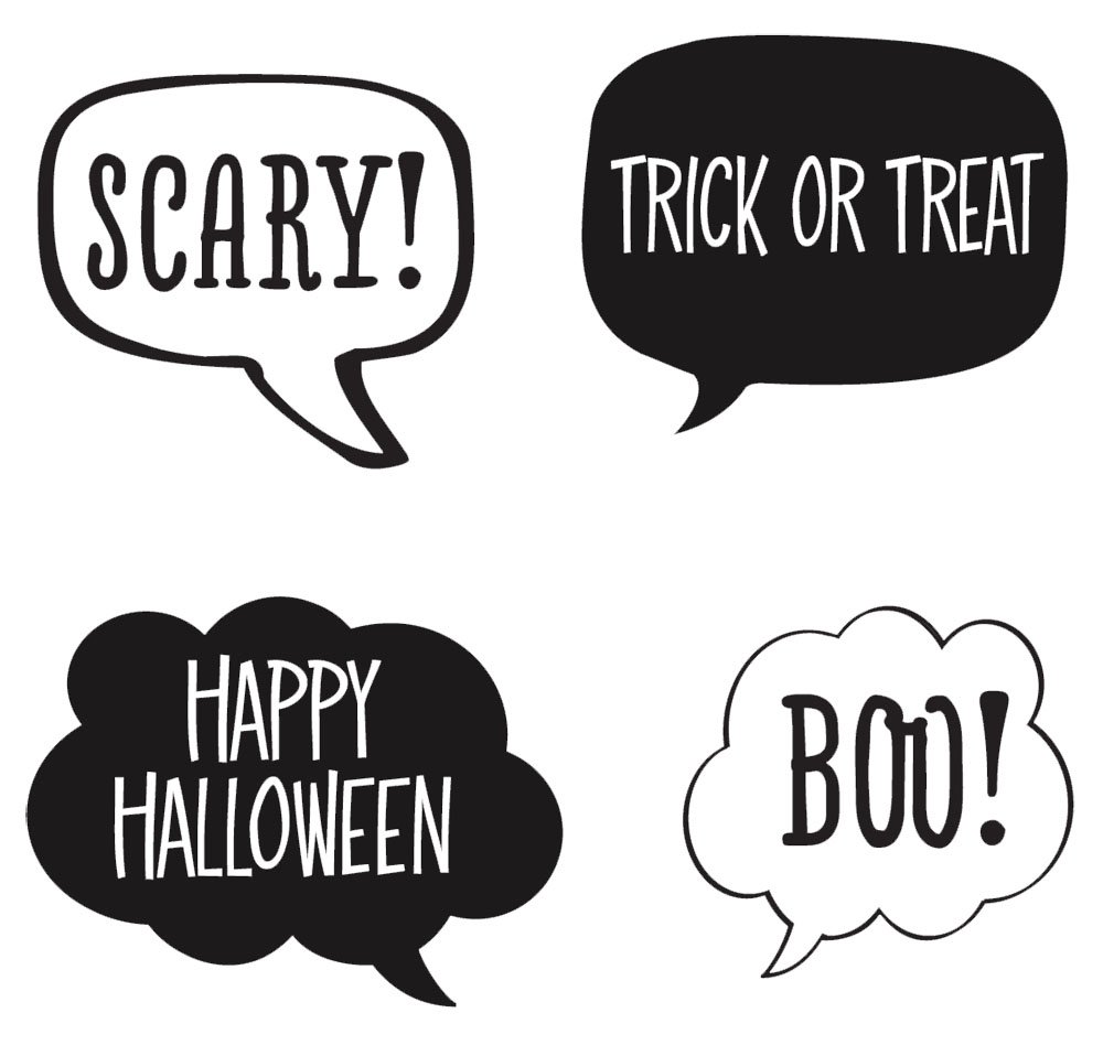 Hero Arts Scary Cling Rubber Stamp Set for Halloween Cards, DIY Scrapbooking & Paper Crafting - Horror-Themed Stamps for Spooky Projects