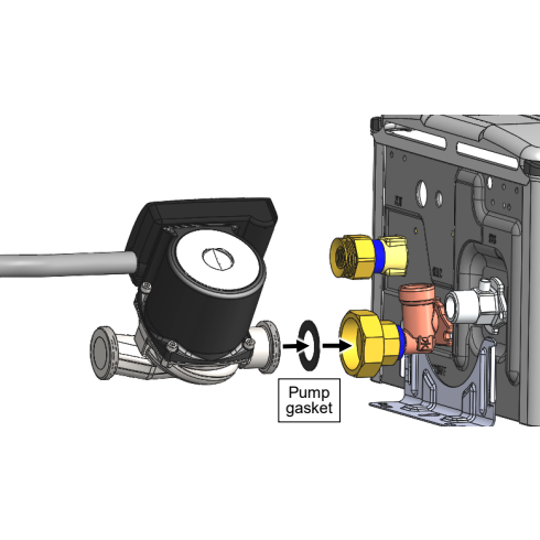 Grundos HEPumpKitCR Circulation Pump for Rinnai RL Series Tankless Water Heaters - Perfect for Home Hot Water Recirculation & Energy Savings