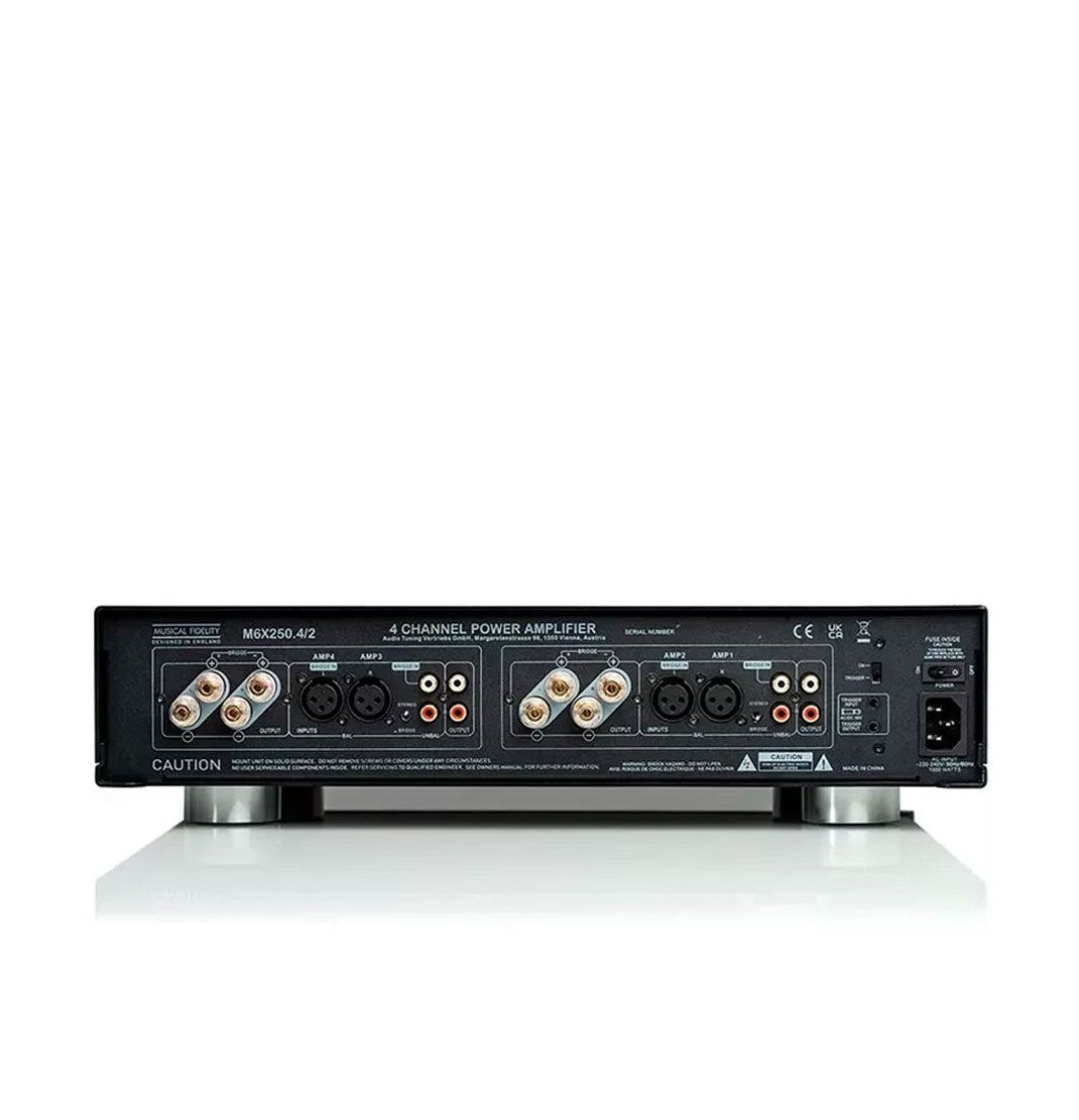 Musical Fidelity M6X 250.4/2 4/2 Channel High Power Amplifier for Home Theater & Stereo Audio Systems - Perfect for Audiophiles & Music Enthusiasts