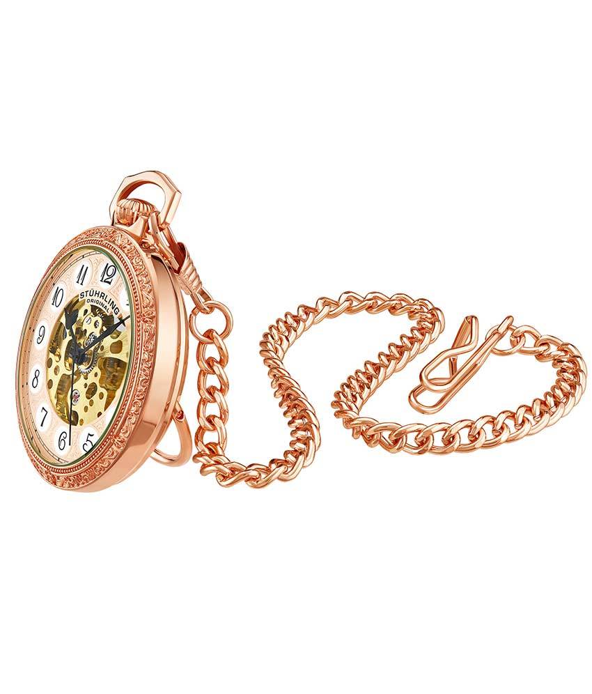Jove 986 Hand-Wound 48mm Skeleton Watch for Men - Luxury Mechanical Timepiece for Business, Formal & Special Occasions