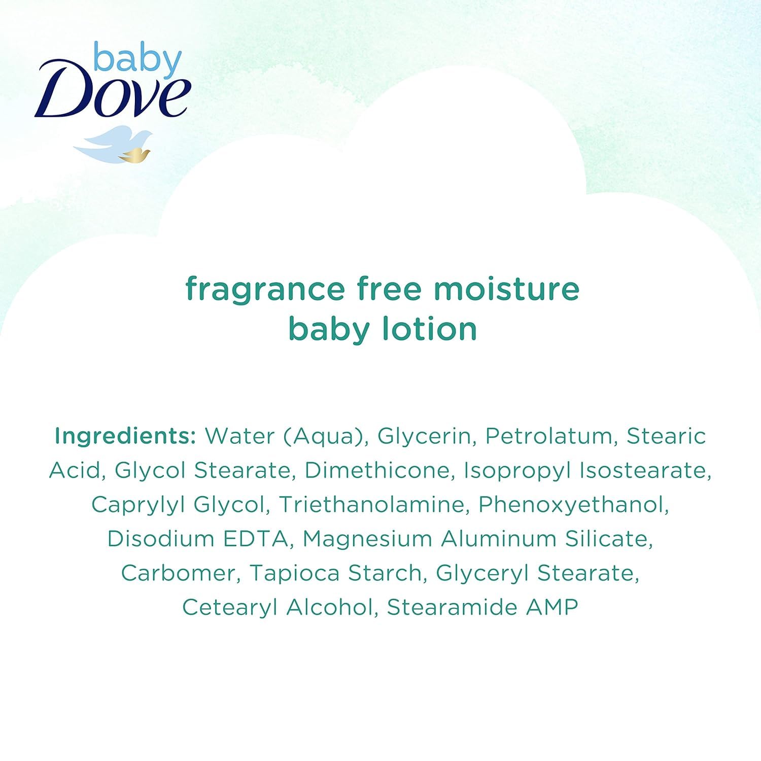 Baby Dove Sensitive Moisture Face & Body Lotion for Babies - Fragrance Free & Hypoallergenic - 13 Oz (Pack of 4) - Gentle Daily Moisturizer for Dry & Sensitive Skin - Perfect for Newborns, Infants & Toddlers