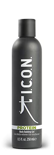 K I.C.O.N. Protein Body Building Gel - Strong Hold Sculpting & Volumizing Hair Gel for Blowout Styles | Perfect for Men's Styling, Gym & Special Occasions