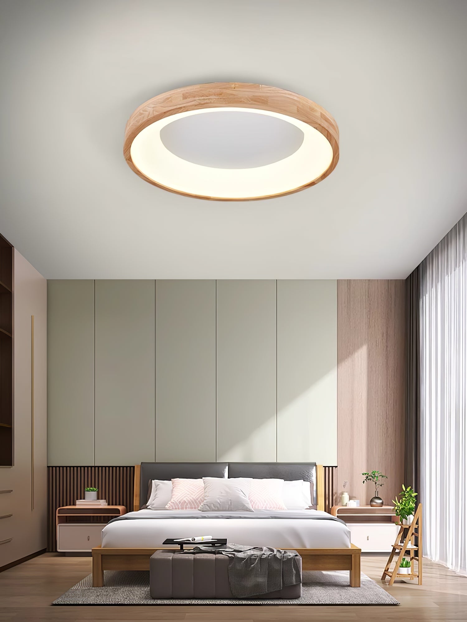 Modern Square Ceiling Light Fixture - LED Flush Mount Lighting for Kitchen, Bedroom & Living Room - Energy Efficient Home Decor