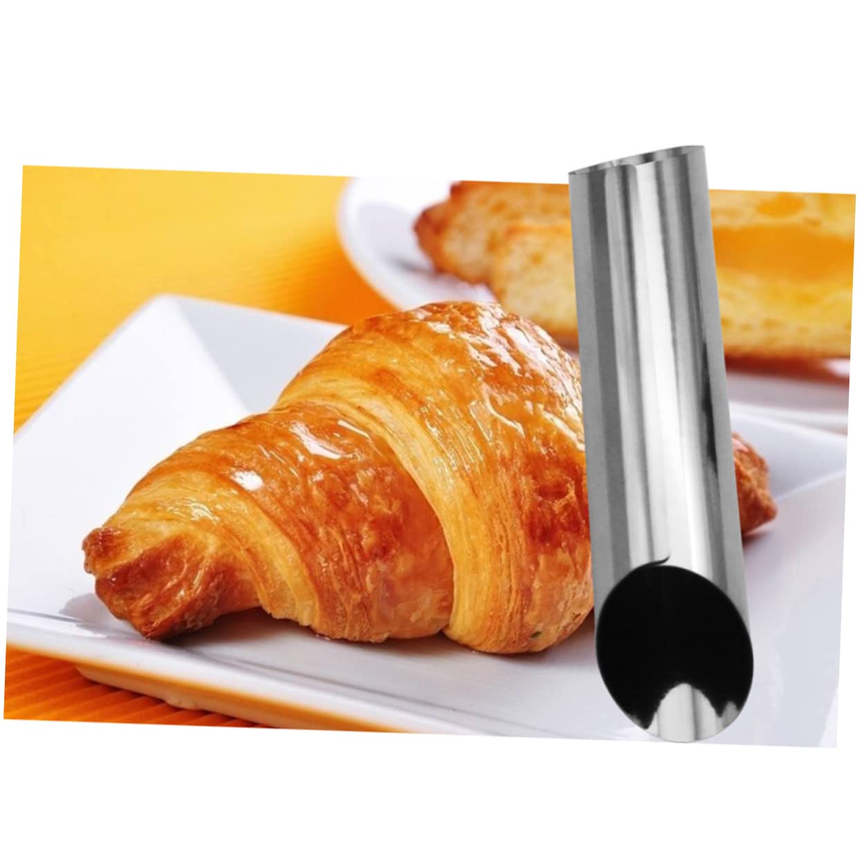 6-Piece Stainless Steel Cream Horn Molds - Professional Pastry Tubes for Baking, Dessert Making & Cake Decorating - Perfect for Bakery, Home Kitchen & Party Treats