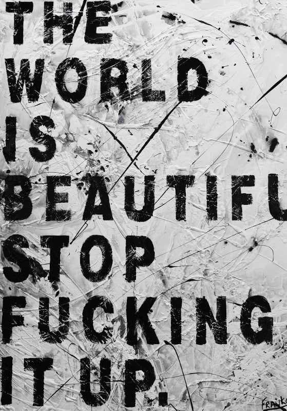 Inspiring Urban Pop Art Wall Decor - Motivational Life Message Canvas Print for Living Room, Bedroom & Office