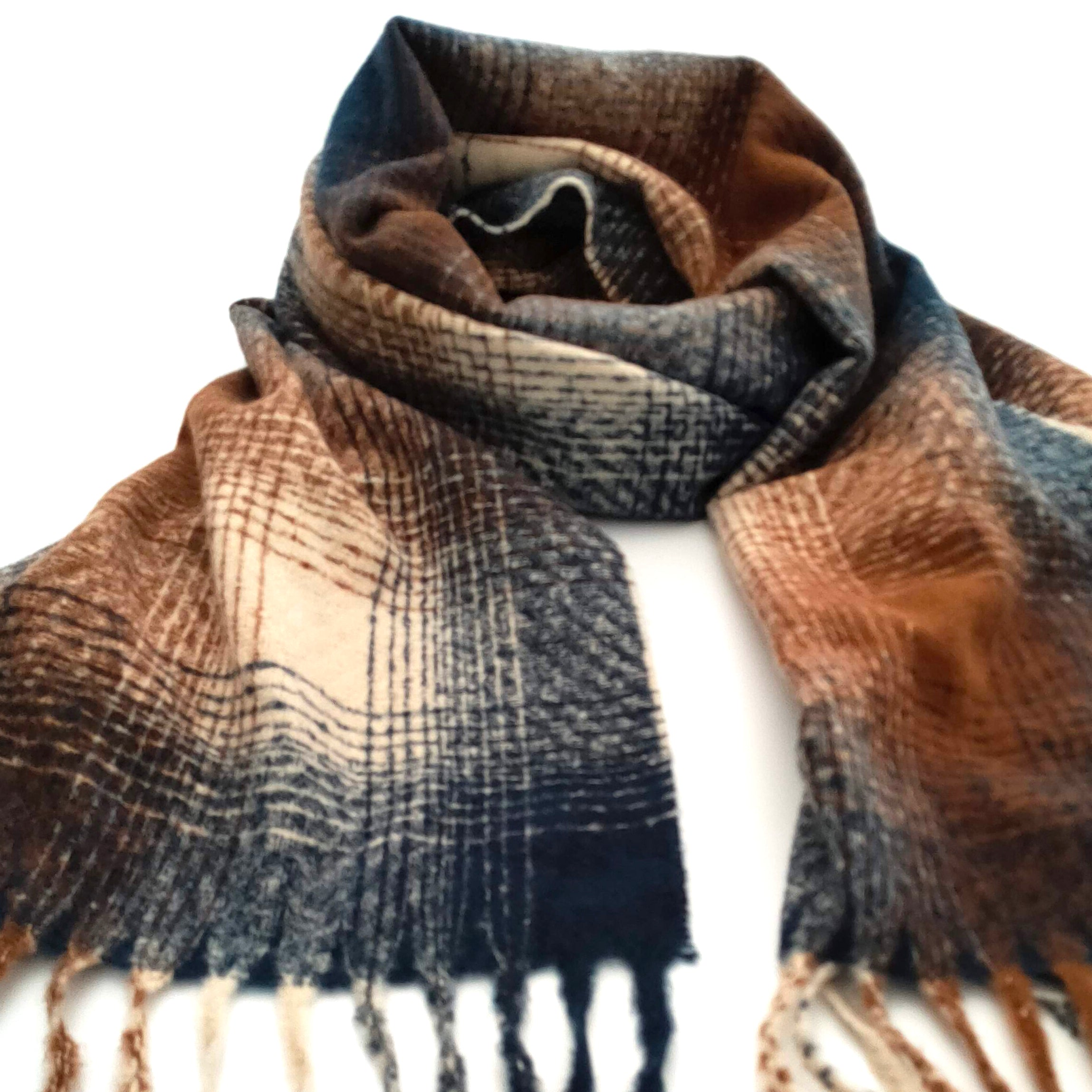 Warm Thick Check Tartan Scarf for Women & Men - Soft Plaid Winter Scarf - Perfect for Cold Weather, Outdoor Activities & Fashion Accessories