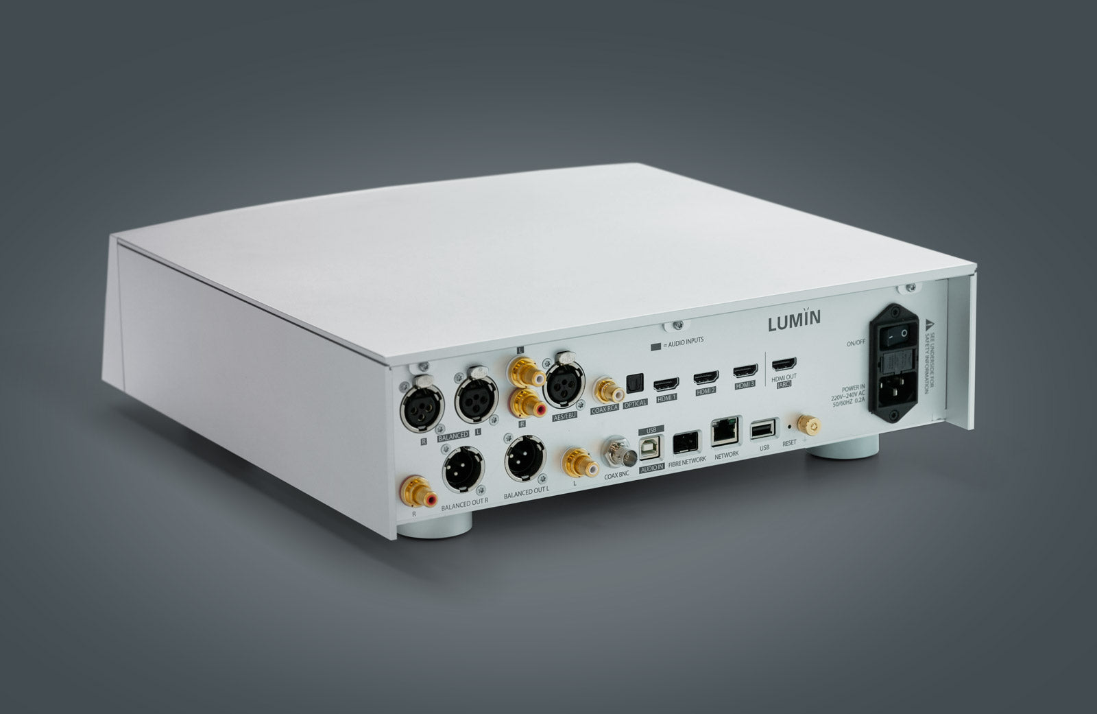 Lumin P1 High-Resolution Music Streamer & Preamplifier with Built-in DAC - Perfect for Audiophiles & Home Theater Systems