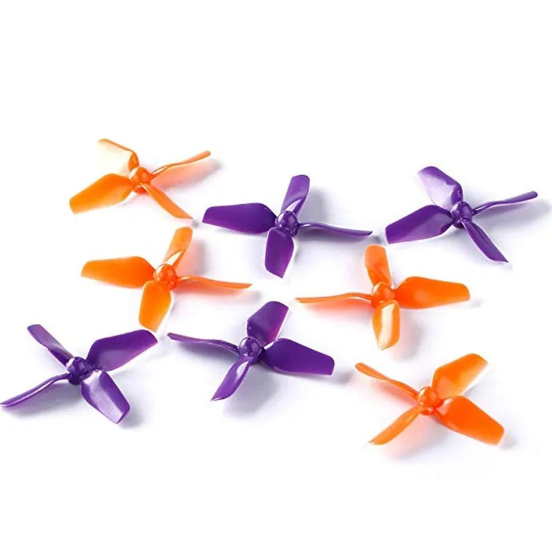 16pcs HQprop Micro Whoop Propeller 31mm 4-Blade Drone Props - 1.2x1.2 inch 0.8mm & 1.2x1.3 inch 1mm - Compatible with Tiny Whoop Drones, FPV Racing, and Indoor Flying