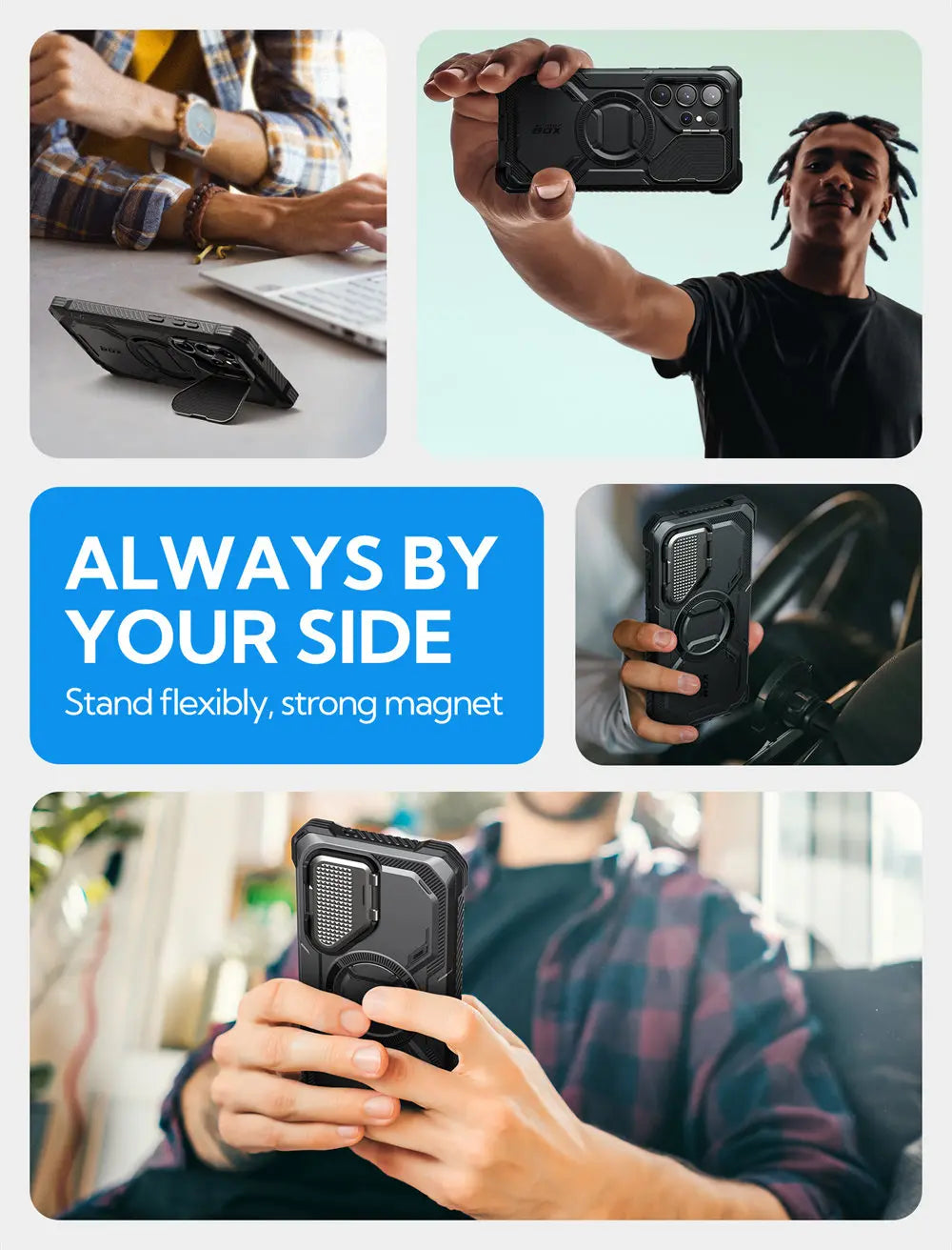 Galaxy S25 Ultra Case - BLASON Armorbox Full Body Protective Cover with Military-Grade Drop Protection | Perfect for Outdoor Adventures, Travel & Daily Use