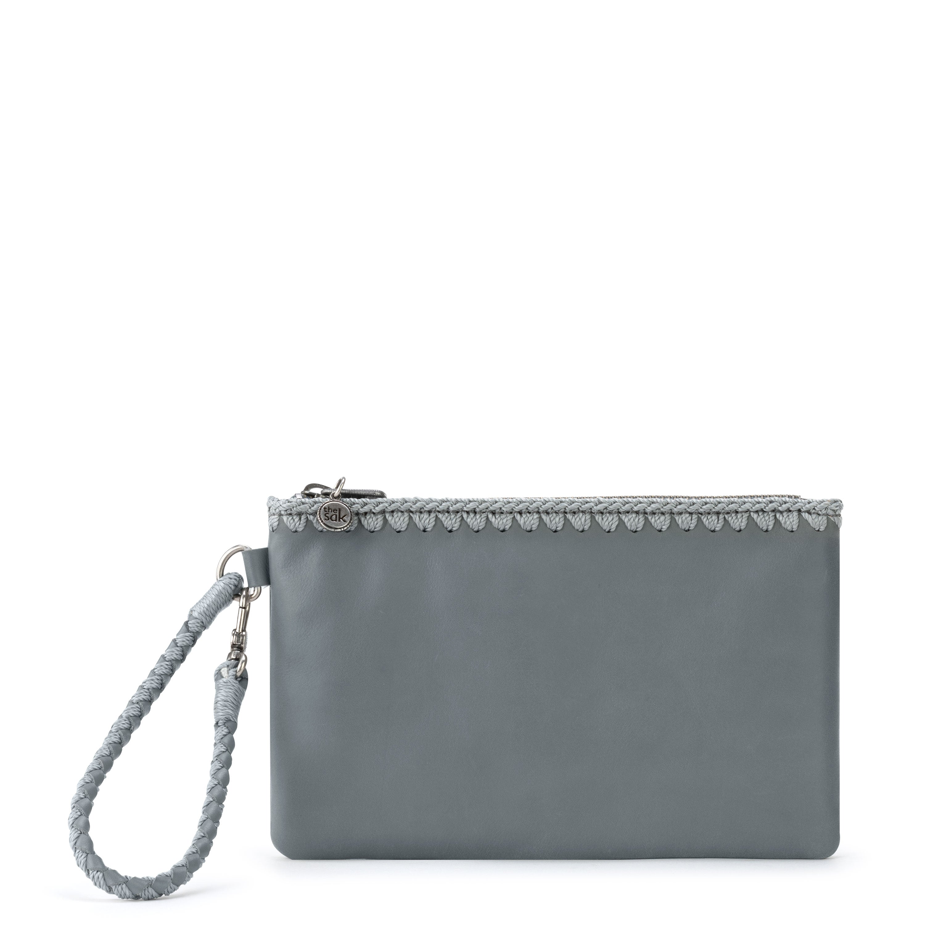 Leather - Dusty Blue Grey
