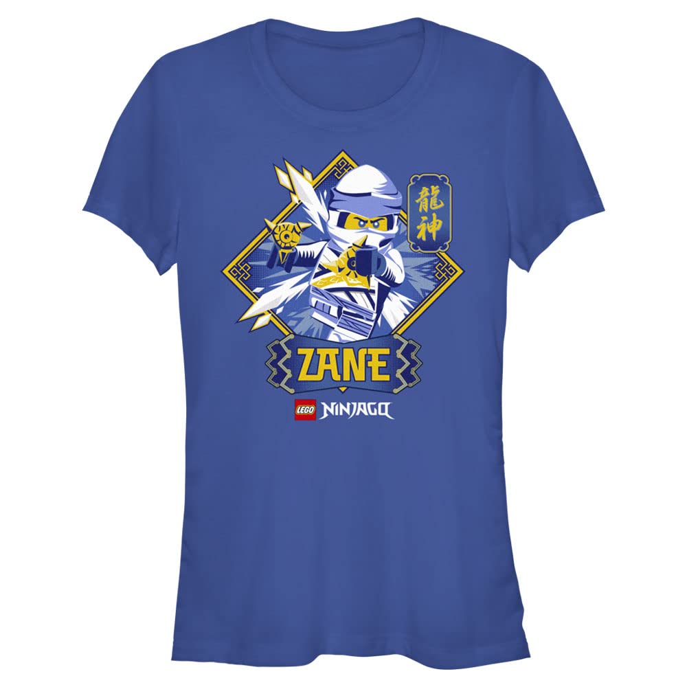 Lego Ninjago Zane Badge Women's Short Sleeve T-Shirt | Fifth Sun Graphic Tee | Casual Wear for Fans & Collectors | Perfect for Cosplay, Gifts & Everyday Outfits