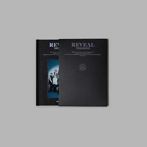 THE BOYZ [REVEAL] 1st Album [MOON] Version 1 - K-Pop CD with 112p Photobook, Postcard, Film Photo Card, Selfie Card & Scratch Fortune Card | Sealed with Tracking Number | Perfect for K-Pop Collectors & Gift Giving