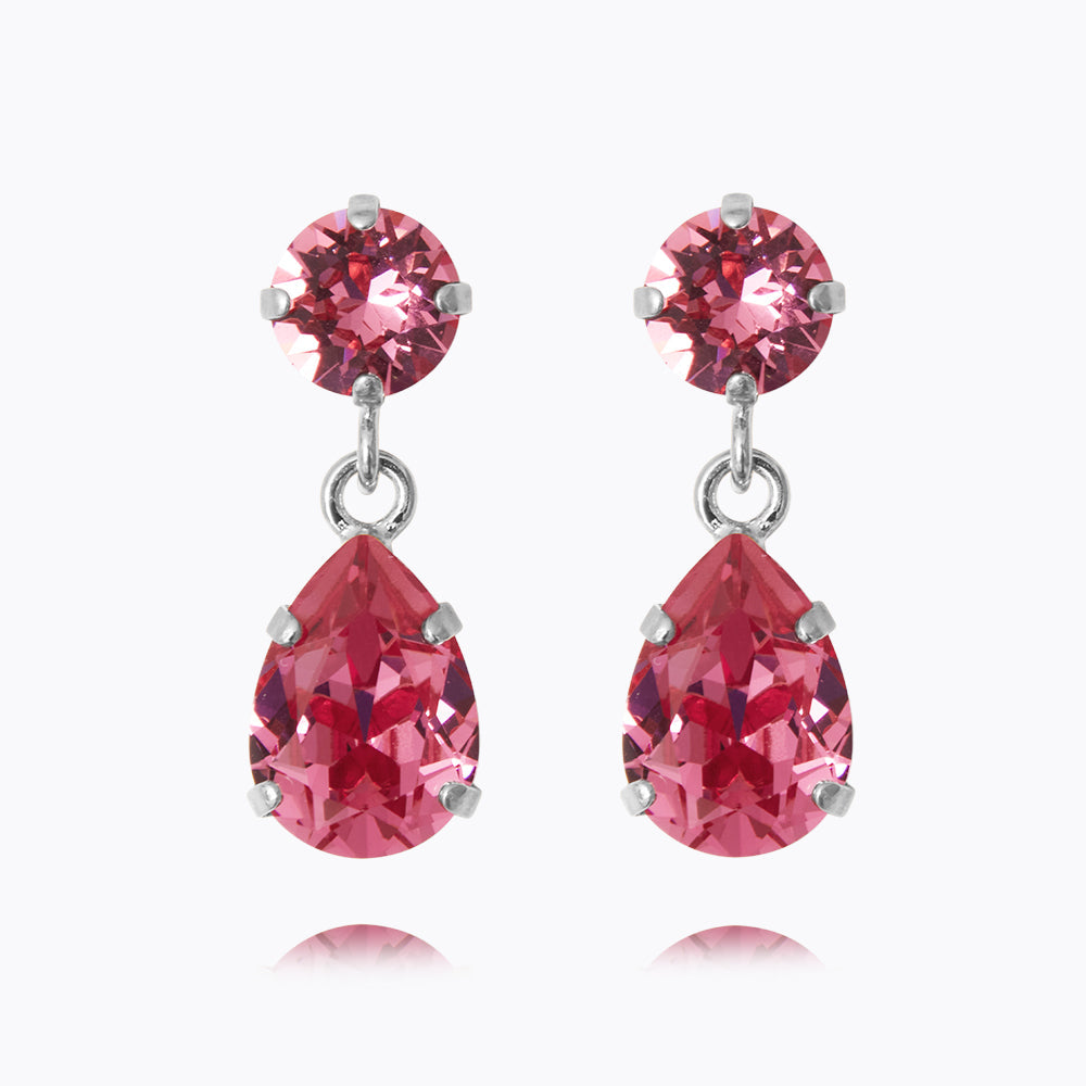 Mini Drop Earrings - Rose Gold Dangle Earrings for Women | Elegant & Lightweight Jewelry for Parties, Weddings & Everyday Wear