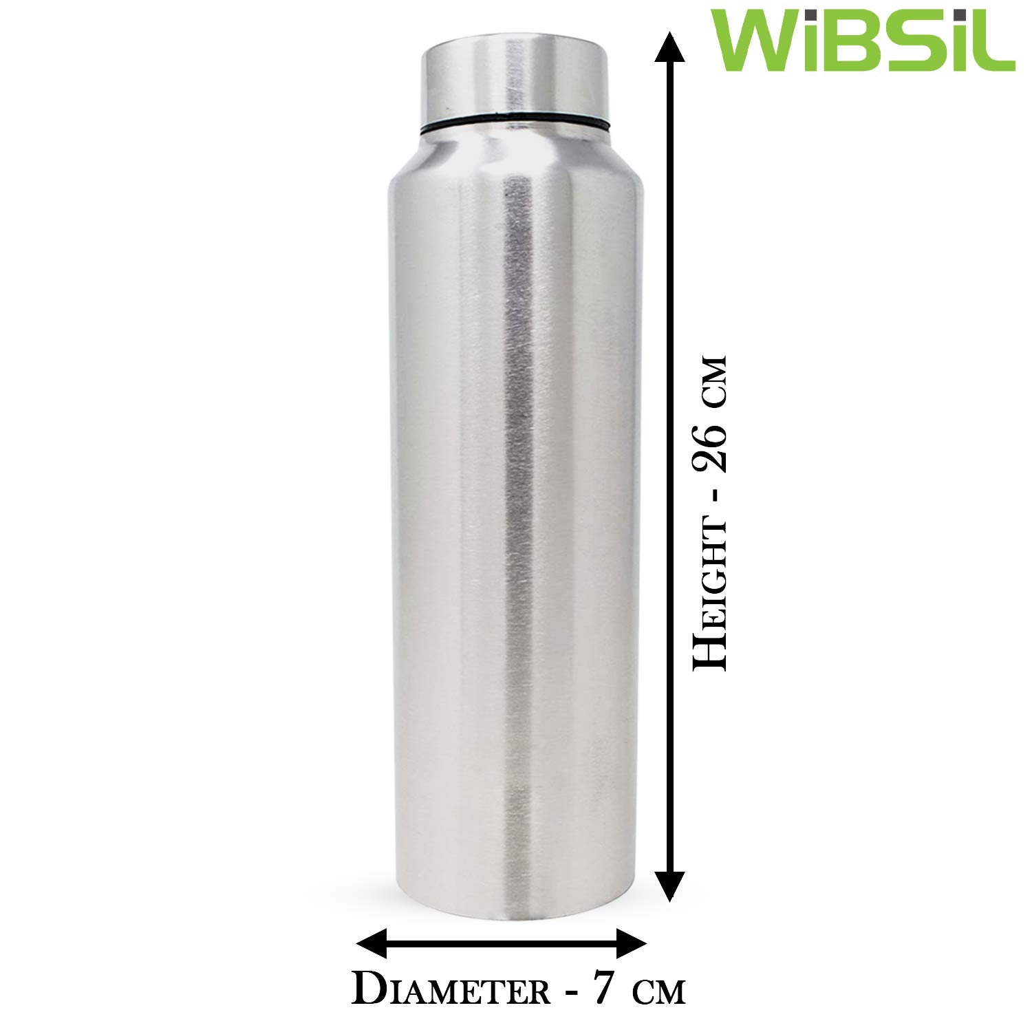 WIBSIL 4000ml Straight Body Water Bottle - BPA Free, Leak Proof & Durable for Gym, Hiking, Office & Travel - Keep Hydrated All Day