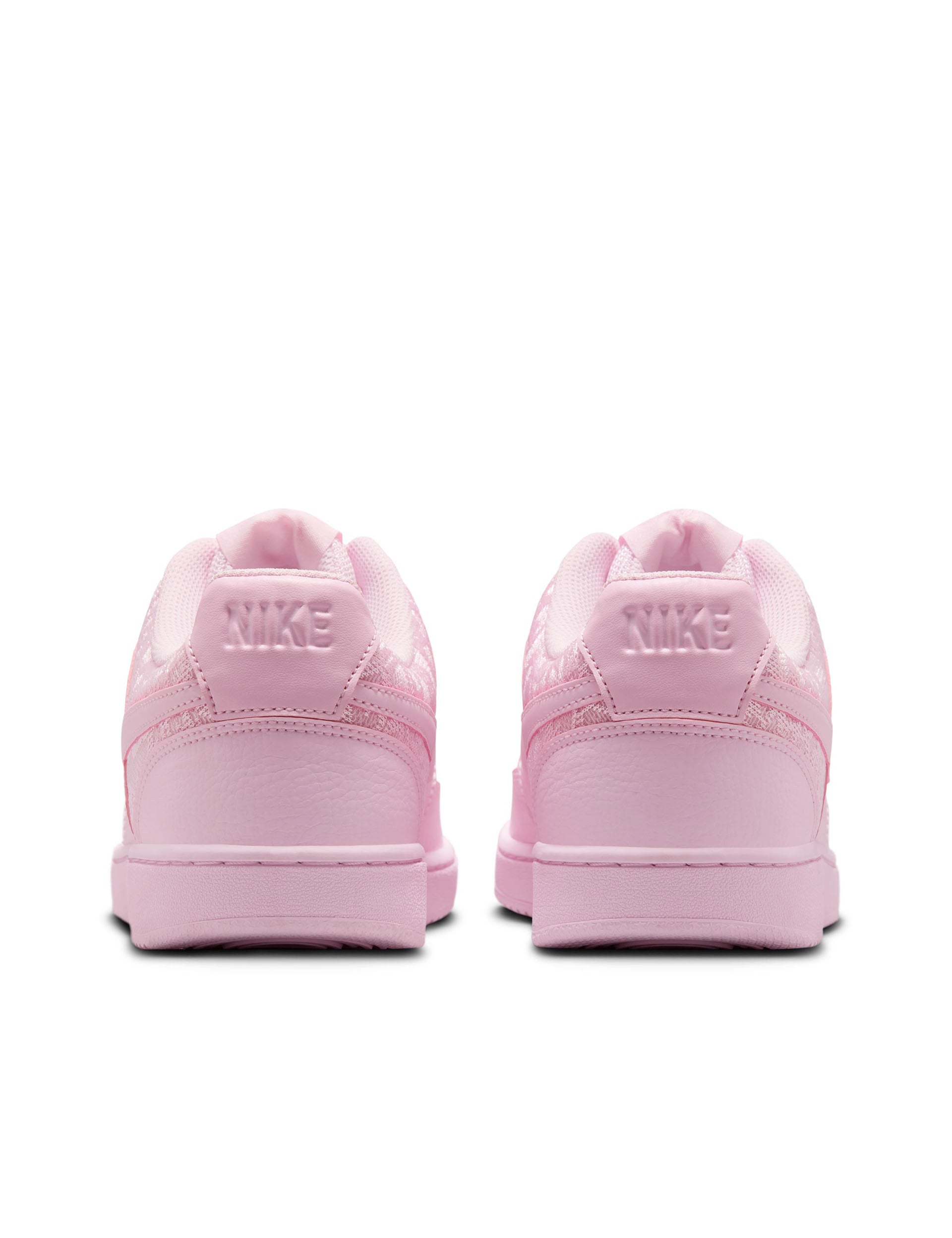 Nike Court Vision Low Sneakers for Women - Lightweight Pink Foam Comfortable Casual Shoes for Walking, Running & Everyday Wear
