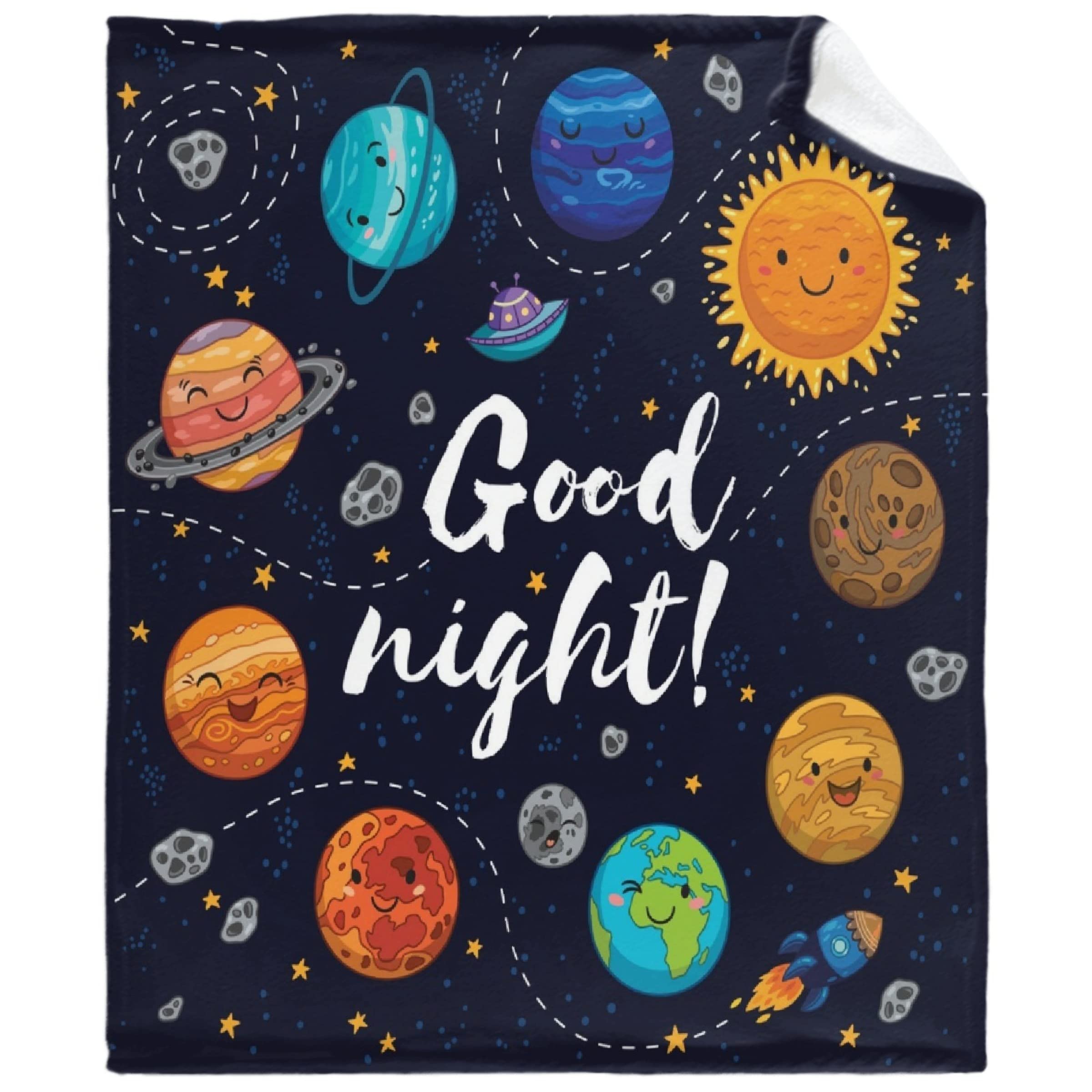FOODSTAR Super Soft Fleece Throw Blanket - Cozy Flannel Blanket for Adults & Kids, 120x90 Inches Extra Large, Lightweight & Breathable - Perfect for Bed, Couch, Living Room, Car Camping & Travel Gifts