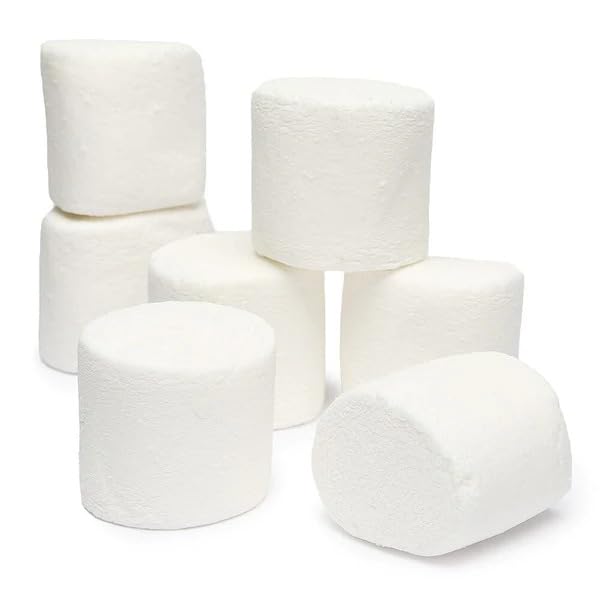 **Giant Roasters Marshmallows 12 Oz - Large Campfire Marshmallows for Smores, Hot Chocolate & Baking | Includes Moofin Golden SS Spoon | Bulk Pack of 2 | Perfect for Camping, BBQs & Family Gatherings**
