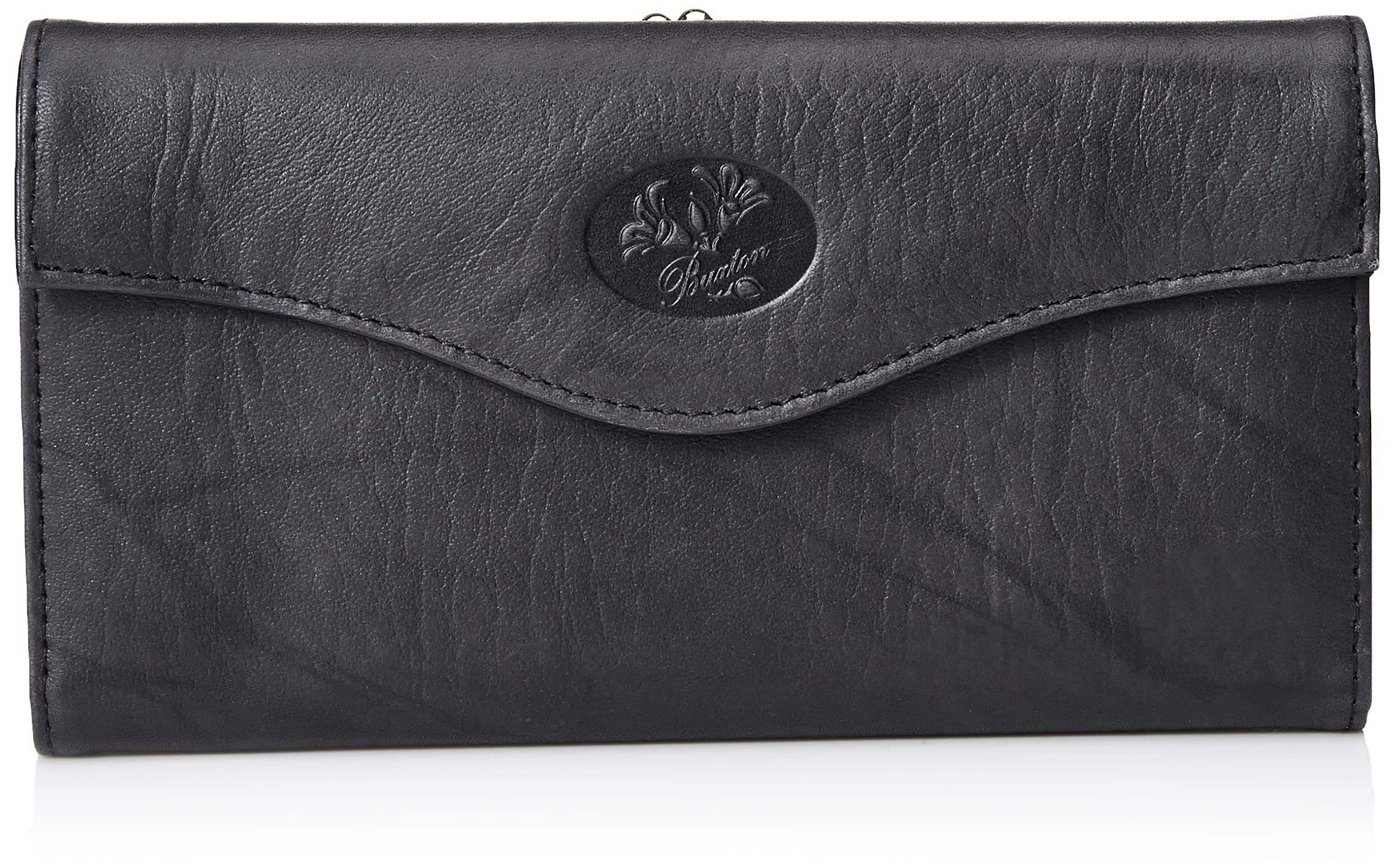 Buxton Heiress Organizer Clutch - Slim Leather Wallet with RFID Protection for Women | Perfect for Travel, Work & Evening Events
