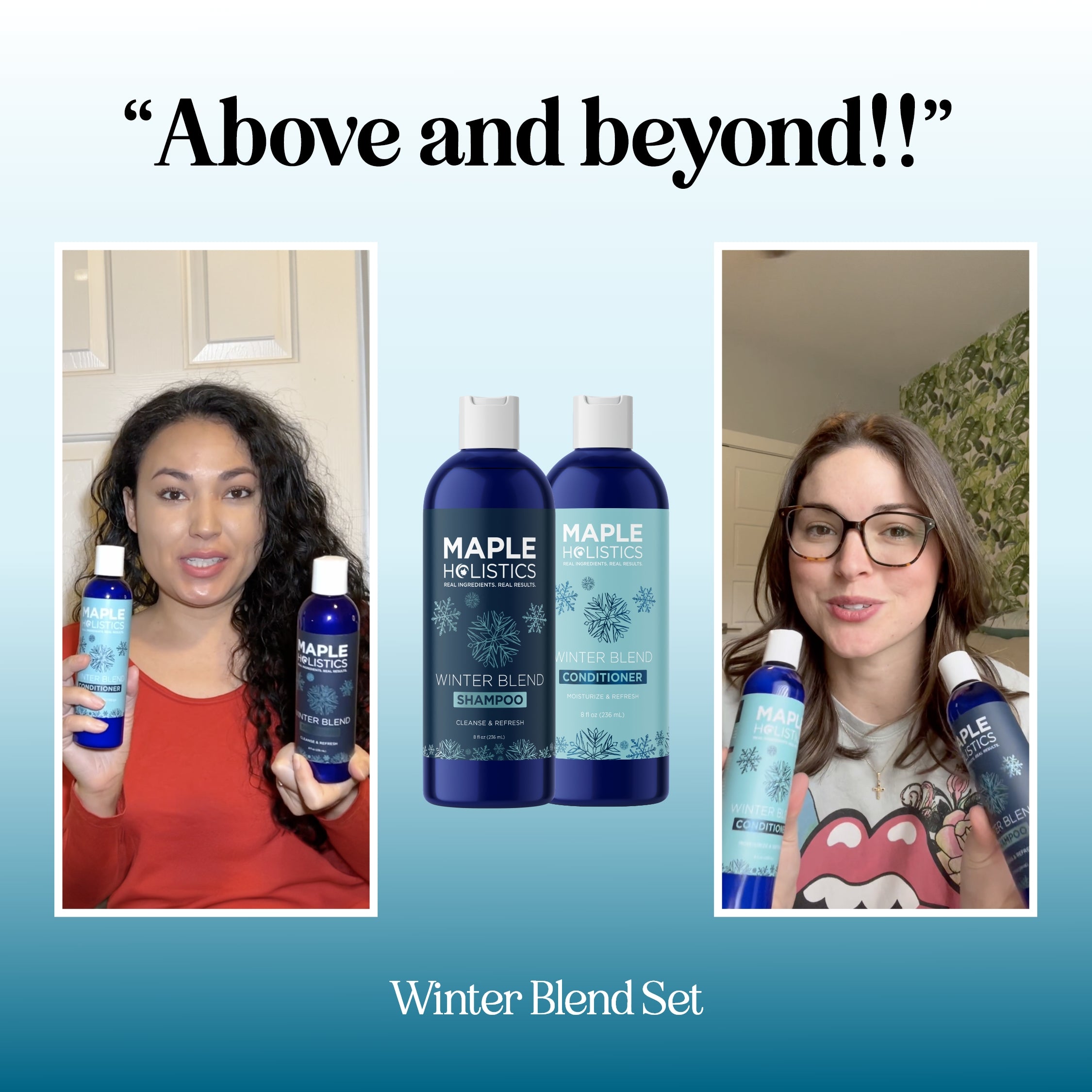 Winter Blend Shampoo & Conditioner Set for Dry Hair - Hydrating & Nourishing Hair Care Duo for Cold Weather | Perfect for Winter Hair Protection & Moisturizing