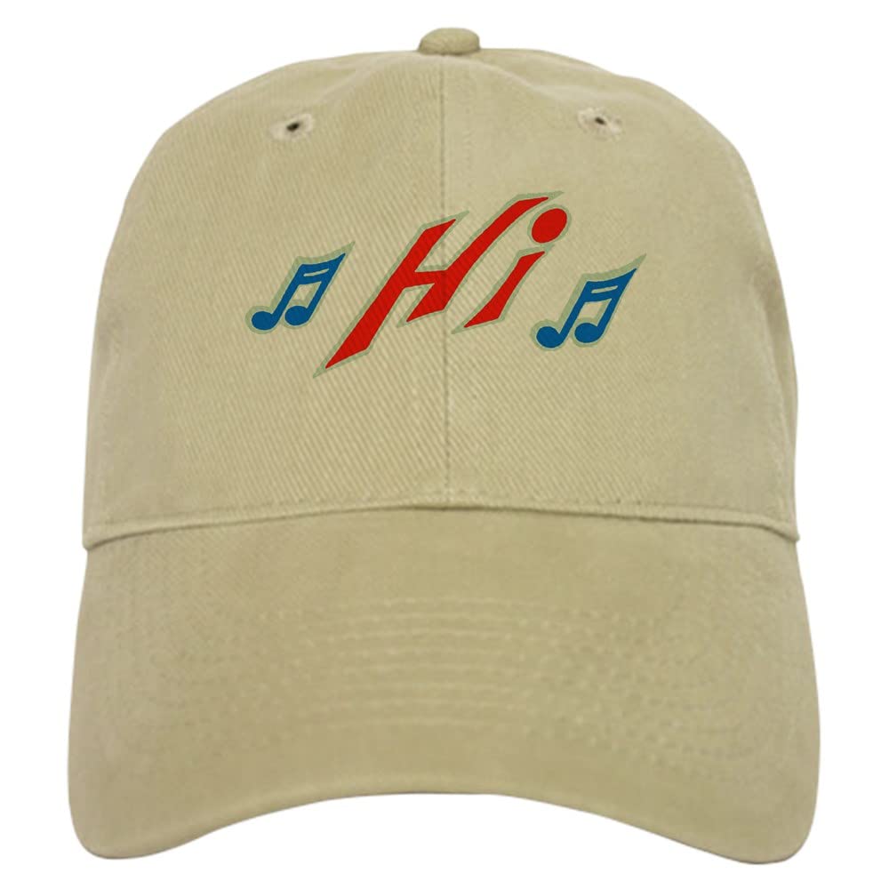 Hi Records Baseball Cap by CafePress - Vintage Music Logo Adjustable Hat for Men & Women - Perfect for Concerts, Music Festivals & Casual Wear