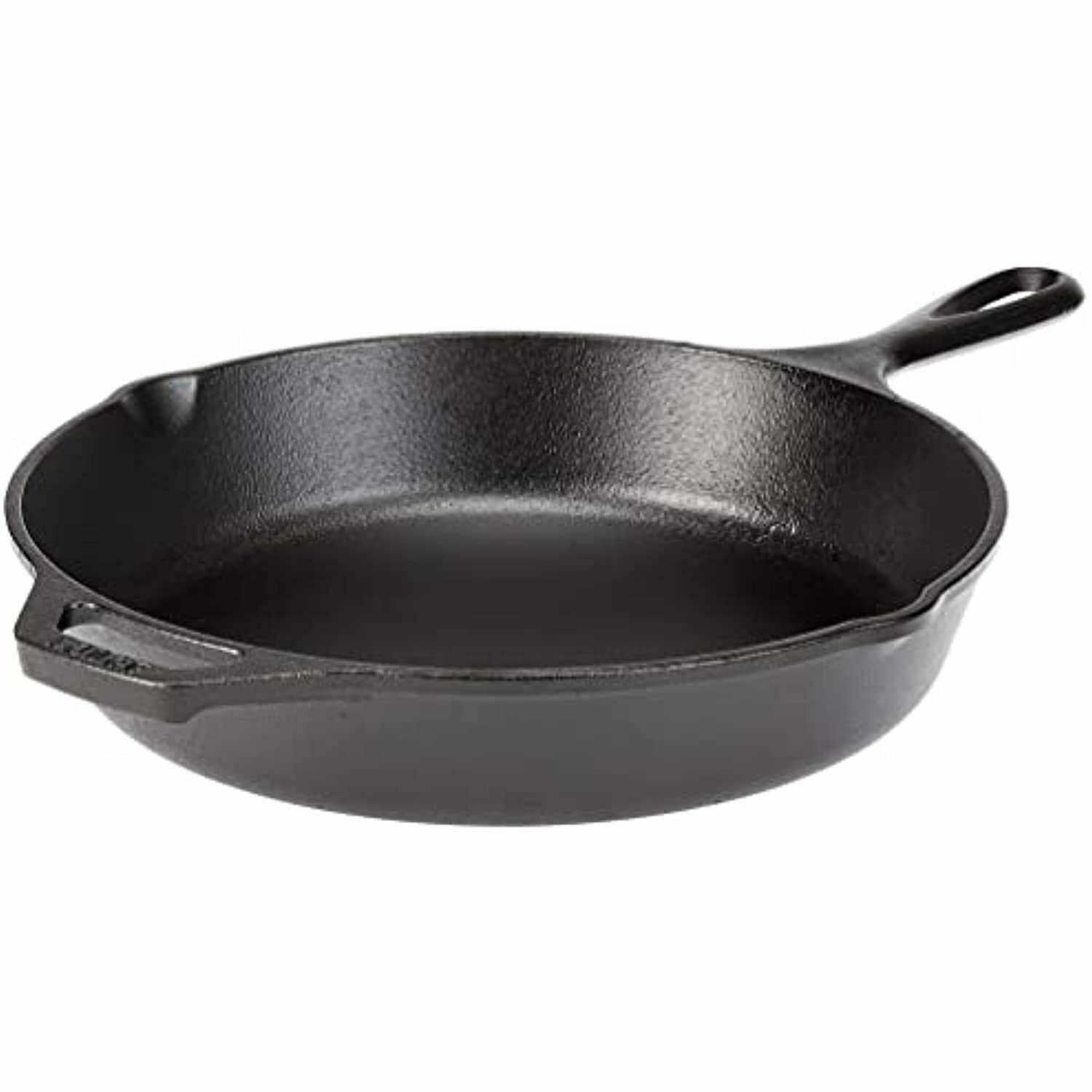 10 Inch Pre-Seasoned Cast Iron Skillet - Heavy Duty Chef Pan with Sloped Sides for Perfect Searing & Frying | Ideal for Stovetop, Oven & Outdoor Cooking | Cast Iron Cookware for Kitchen, Camping & BBQ