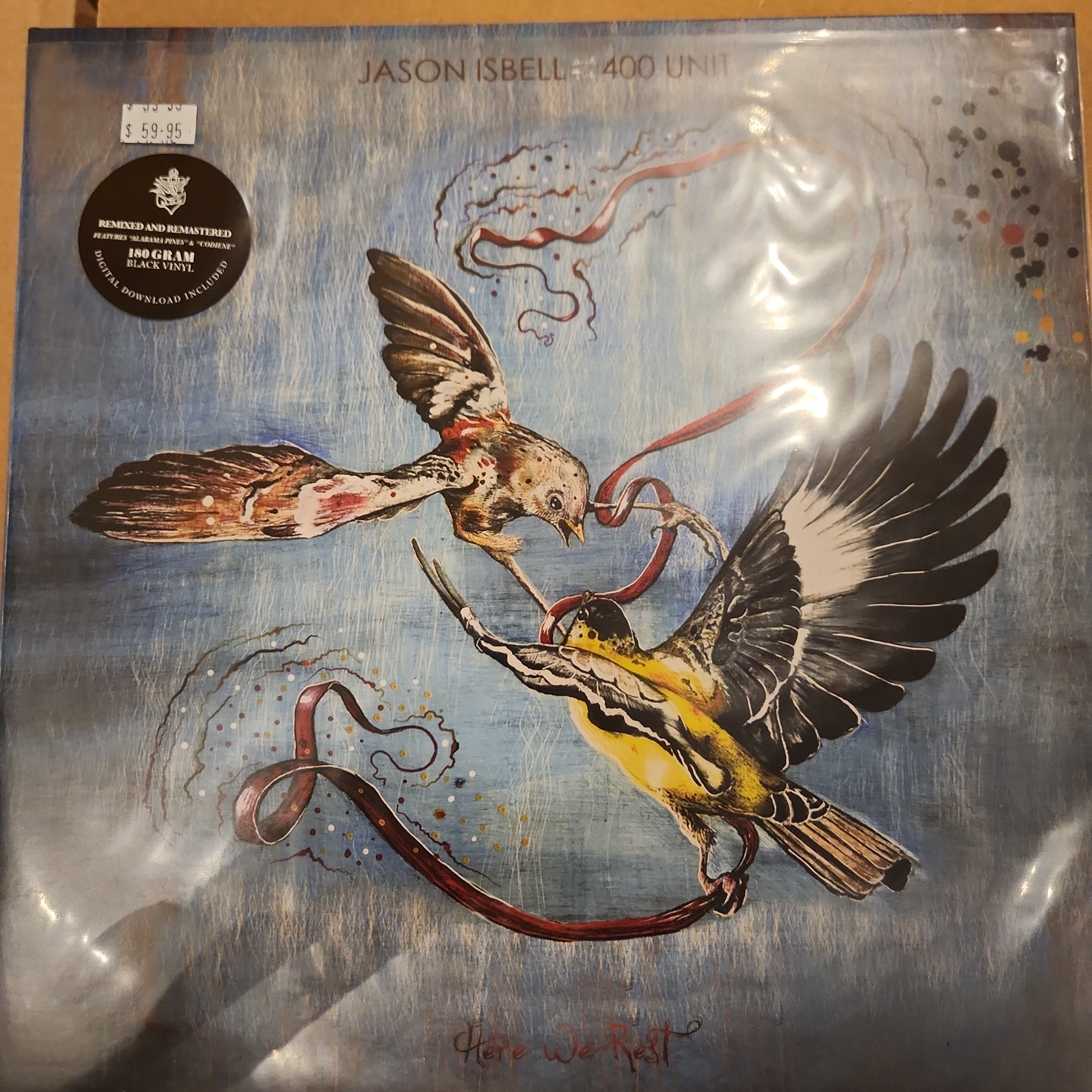 Jason Isbell & the 400 Unit - Here We Rest Vinyl LP Record | Limited Edition Country Rock Music Album | Perfect for Collectors & Vinyl Enthusiasts