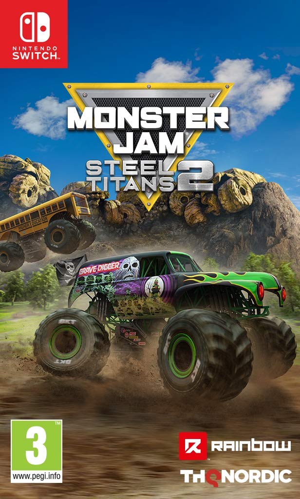 MX vs ATV All Out & Monster Jam Steel Titans 2 Bundle for Nintendo Switch - Best Racing Games for Kids & Family Game Night