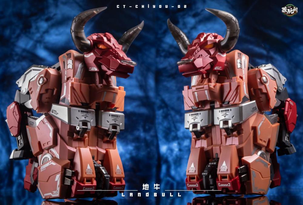 Cang Toys CT Chiyou 02 Landbull Collectible Action Figure - Highly Articulated Robot Toy for Display, Photography & Play - Perfect for Anime Fans & Collectors