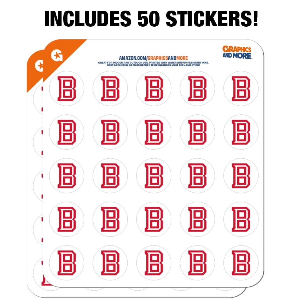 Bradley University Secondary Logo 1 Inch Planner Stickers - Clear Scrapbooking Stickers for Bullet Journals, DIY Crafts, School Planners & Calendar Decoration