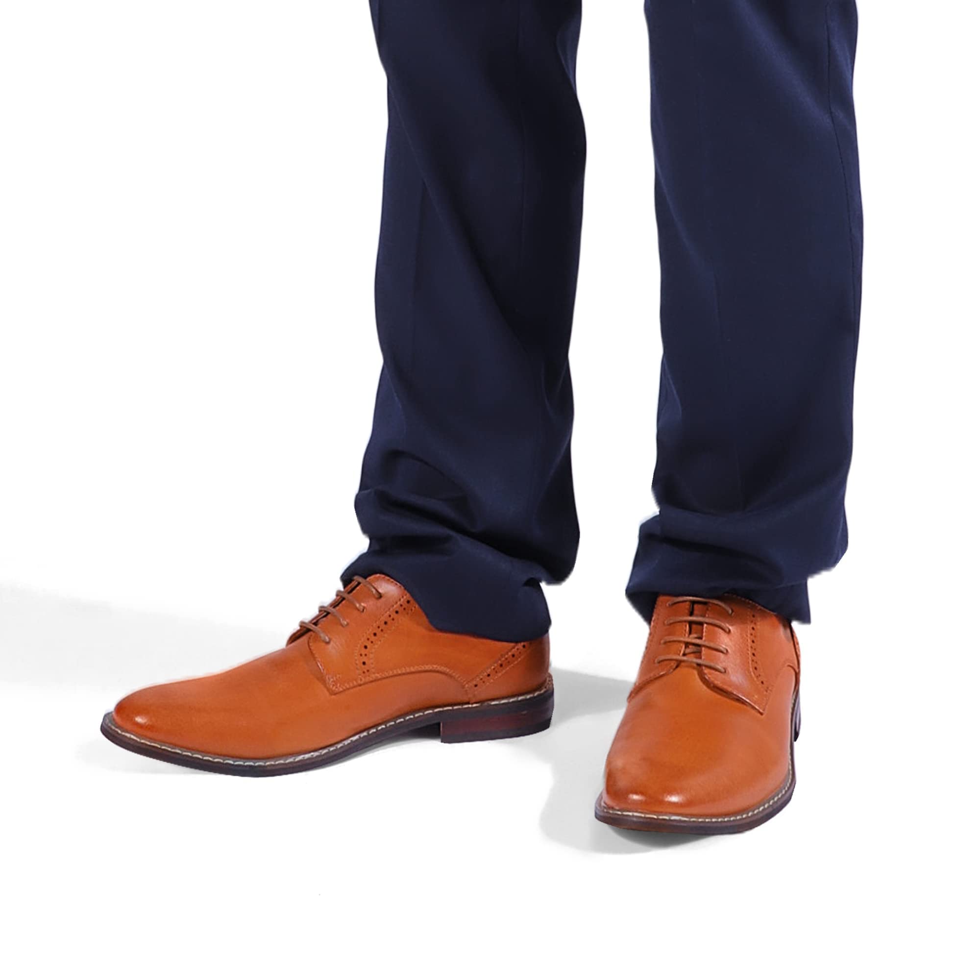 Premium Mofri Men's Dress Shoes - Formal Cap Toe Oxford Business Shoes for Men | Comfortable & Stylish | Perfect for Weddings, Office & Formal Events