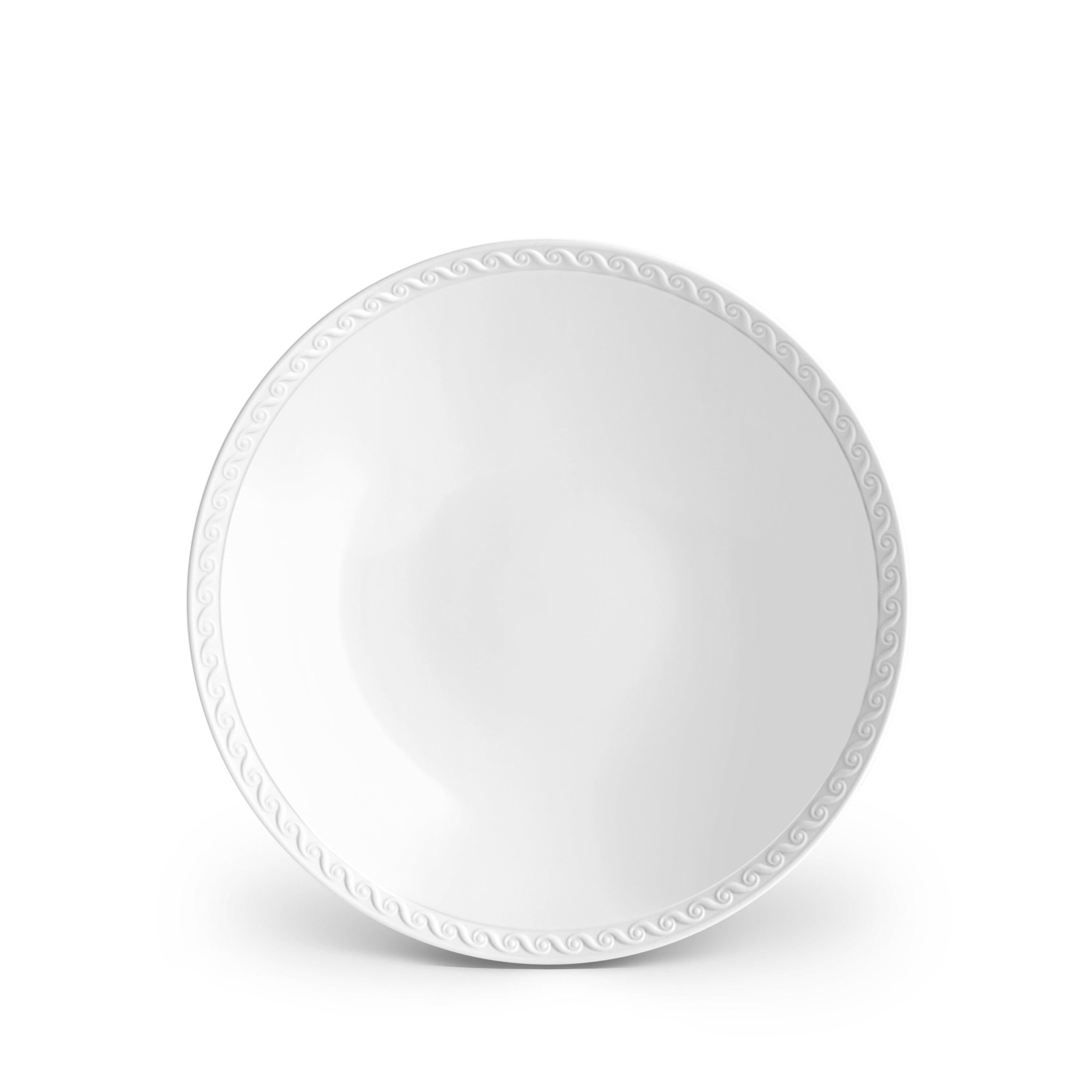 Premium White Neptune Soup Plate - Elegant Ceramic Dinnerware for Fine Dining & Home Entertaining