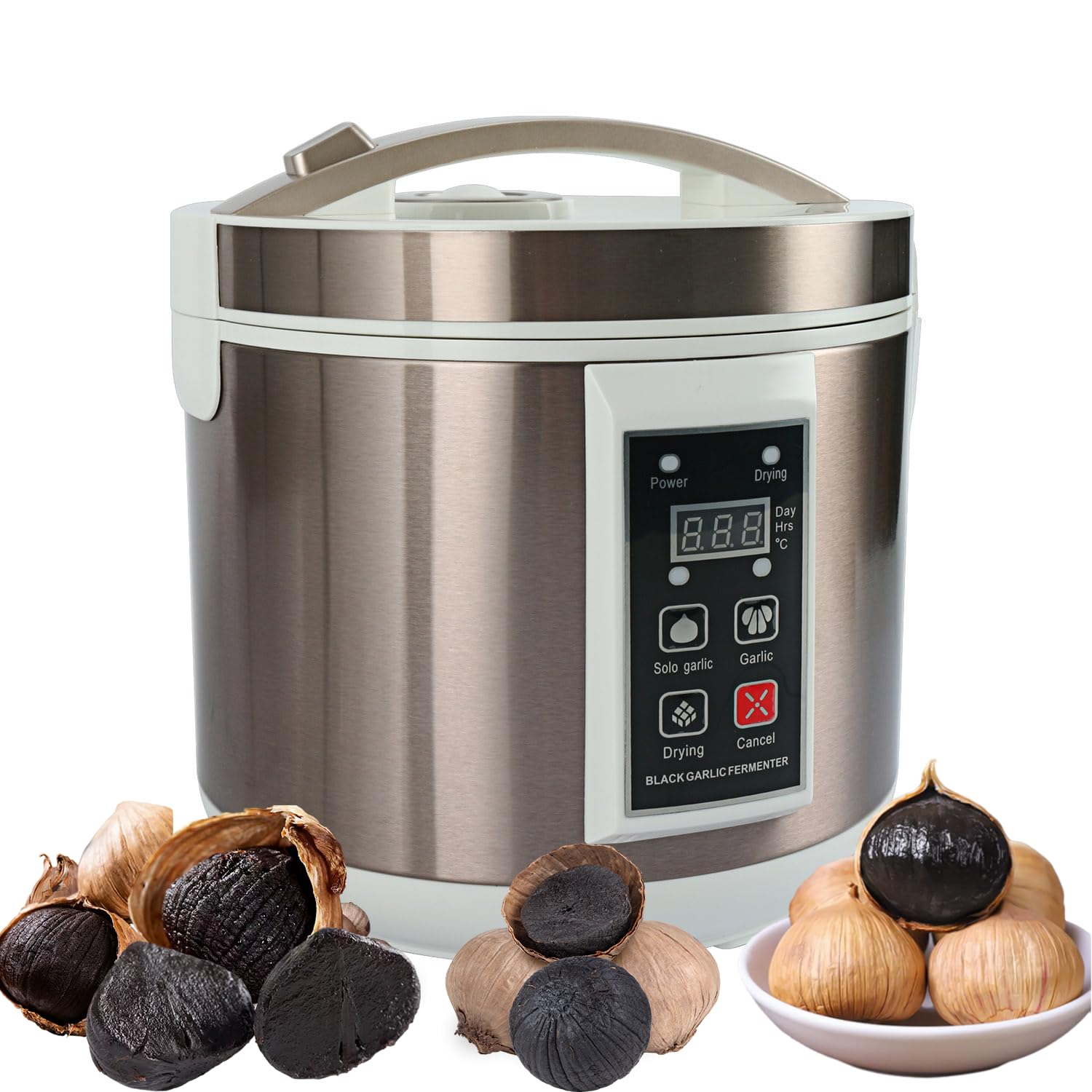 5L Black Garlic Fermenter Machine - Full Automatic Smart Control Garlic Maker for Multiple Cloves | DIY Home Cooking, Gifts & Fermentation Projects (Perfect for Kitchens, Restaurants & Food Enthusiasts)