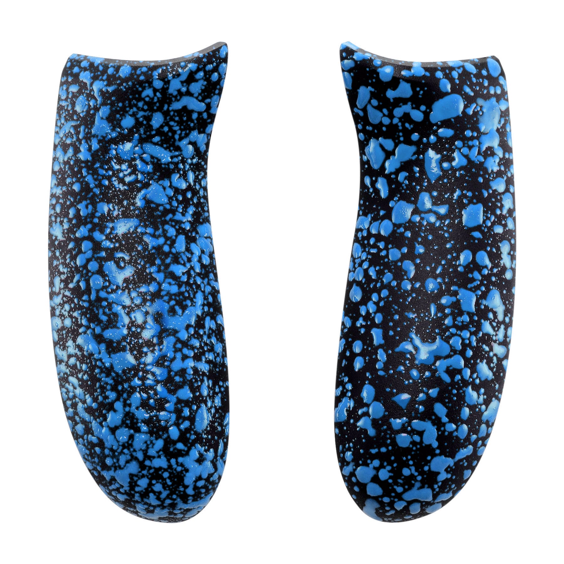 eXtremeRate Textured Black & Blue Soft Touch Grip Back Panels - Non-Slip Side Rails for Xbox One X & One S Controller - Ergonomic Game Improvement Replacement Parts - Perfect for Competitive Gaming & Long Play Sessions SXOJ0123
