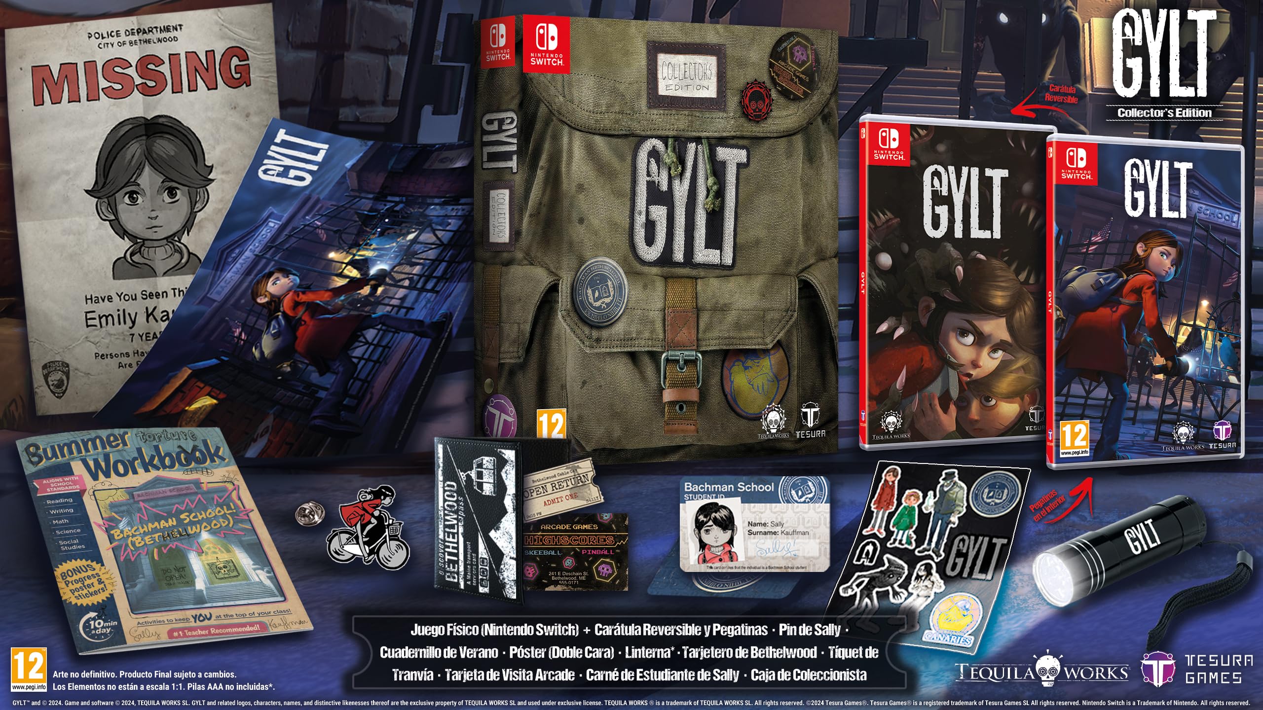 Gylt Collector's Edition for Nintendo Switch - Limited Edition Horror Adventure Game | Perfect for Halloween Gaming & Switch Collectors