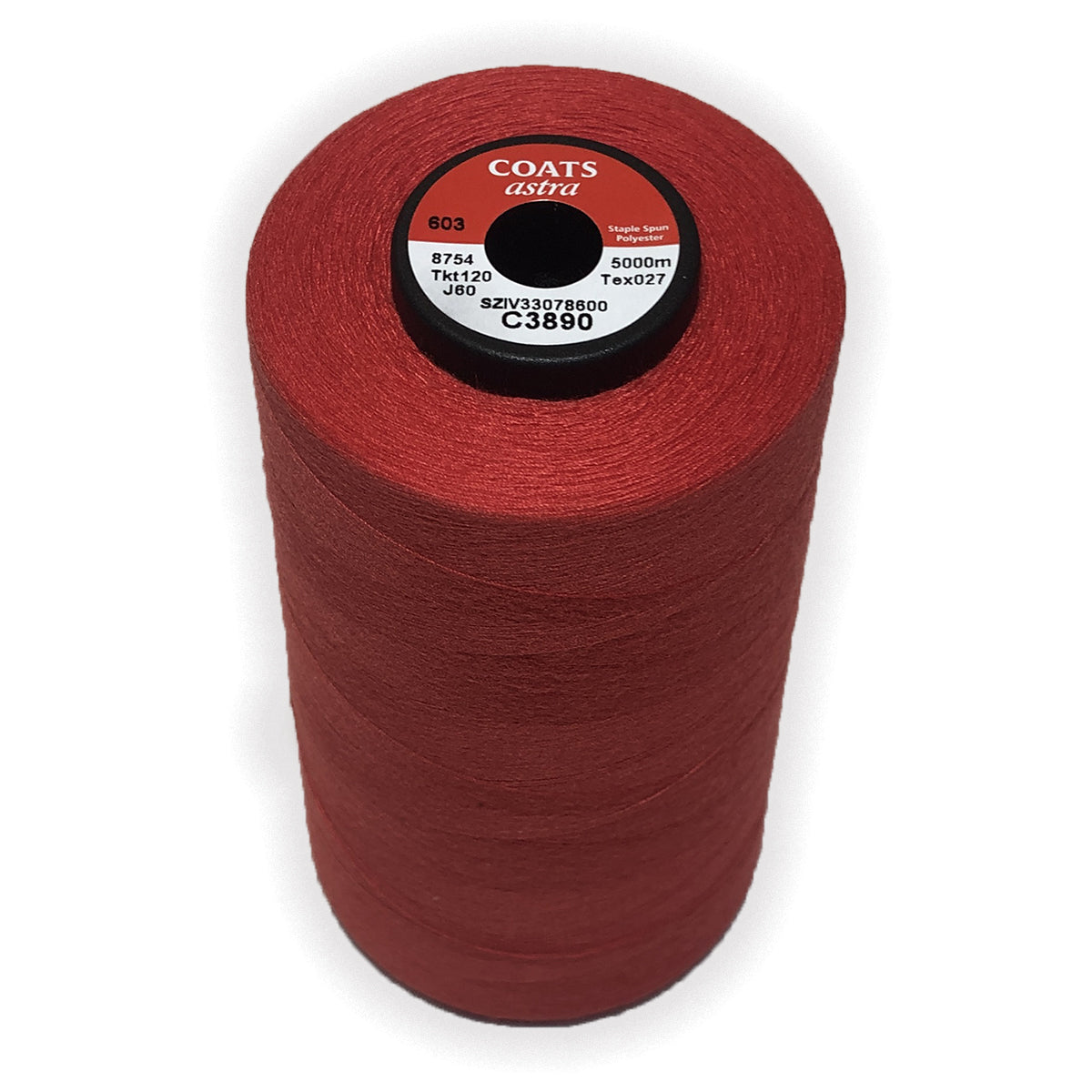 Astra General Use 120 Thread 5000m Cones - High-Quality Sewing Thread for Quilting, Embroidery & Crafting Projects