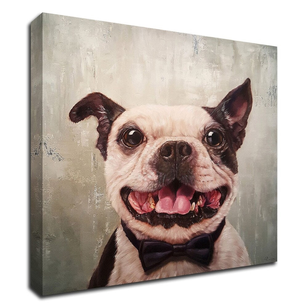 Lucia Heffernan 'A Black Tie Affair' Canvas Art Print - Ready to Hang Wall Decor for Living Room, Bedroom & Office