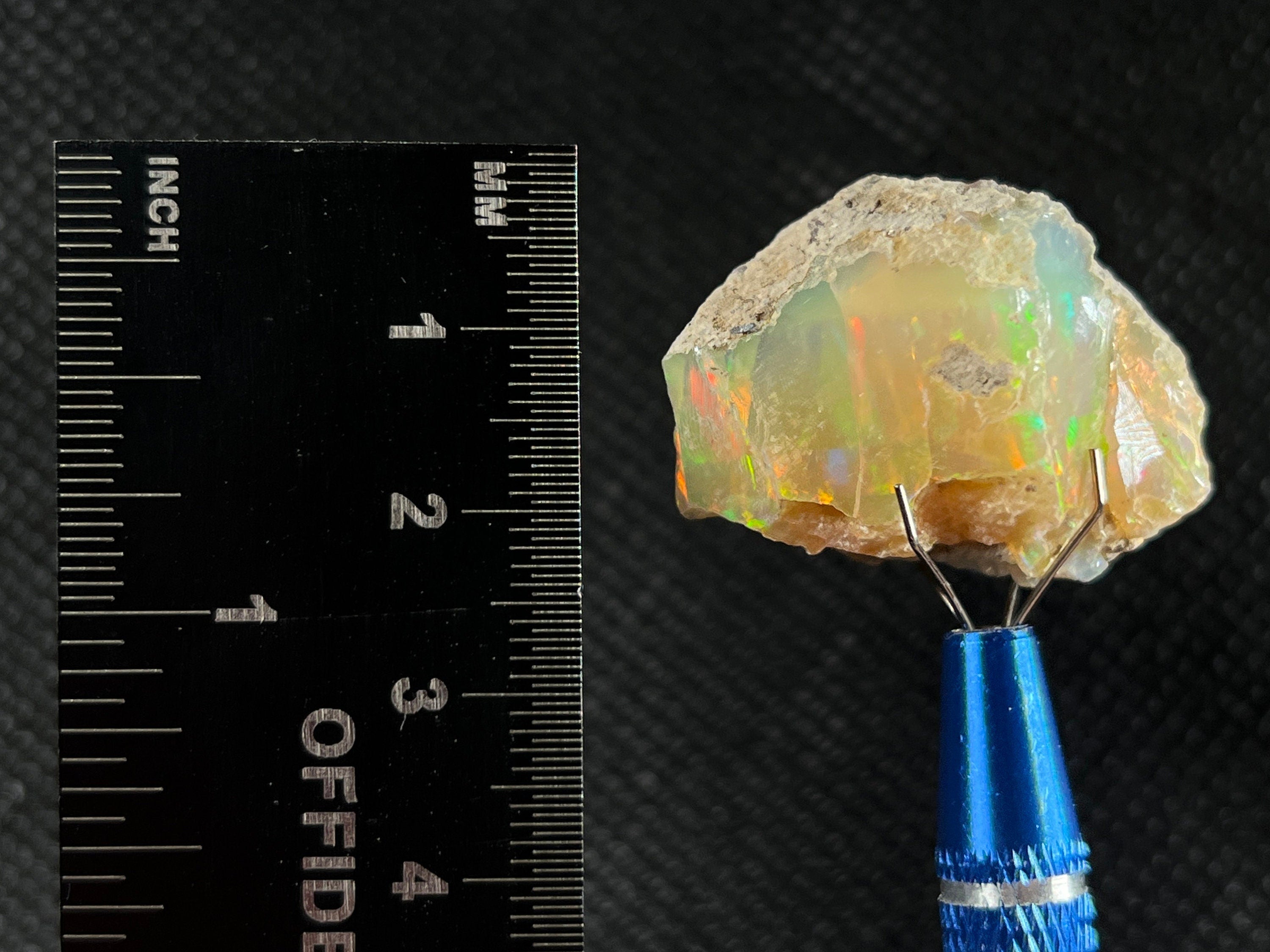 Premium 4A+ Welo Opal Raw Crystal - Natural Cutting Grade Opal Gemstone, October Birthstone for Jewelry Making & Collectors | Perfect for Rings, Necklaces & Healing Crystals