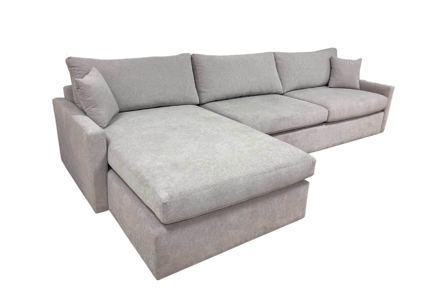 Modern 2-Piece Sectional Sofa with Right/Left Chaise - 135
