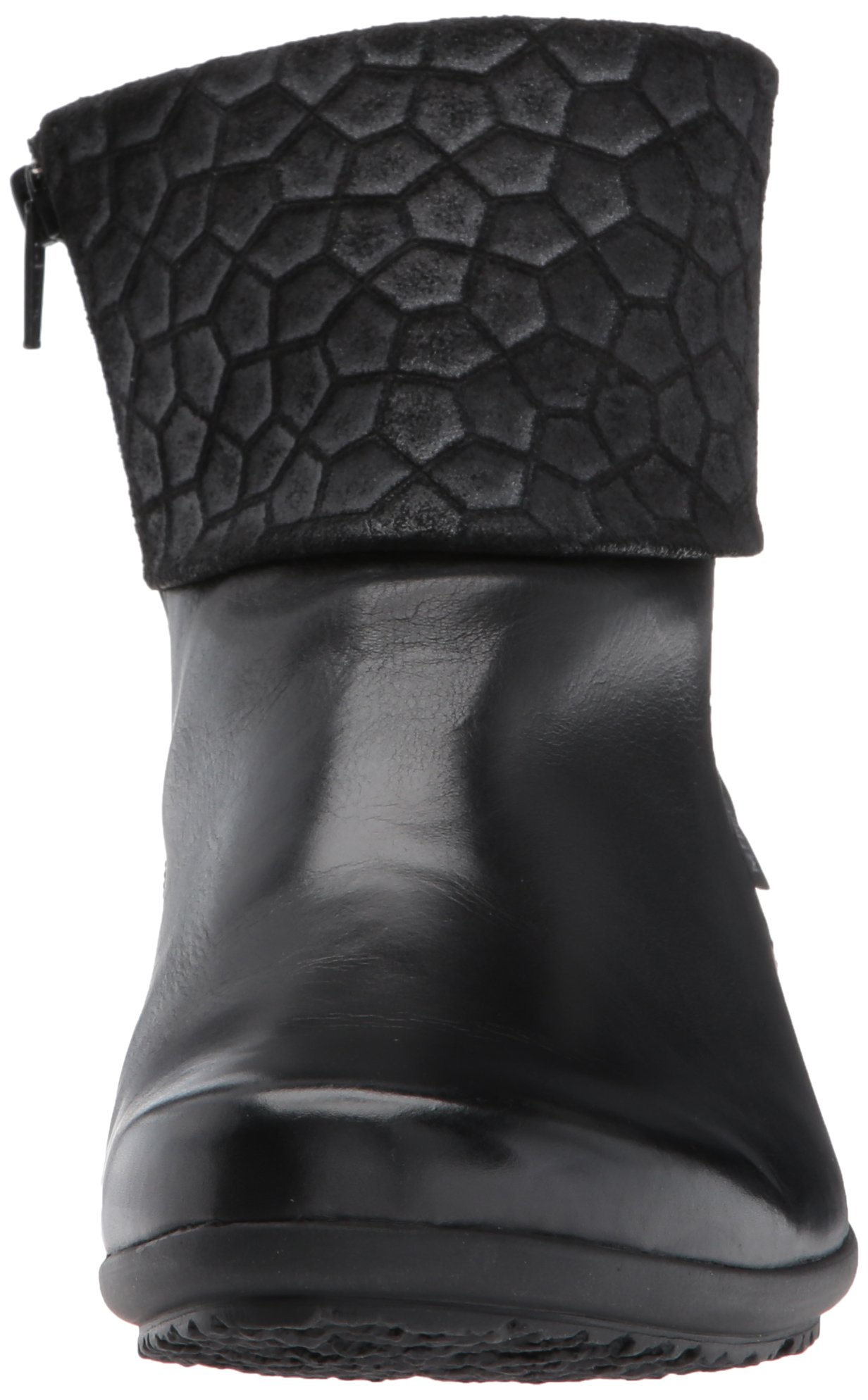 Mephisto Women's Fiducia Ankle Boots - Comfortable Black Leather Booties Size 6.5 | Perfect for Work, Travel & Everyday Wear