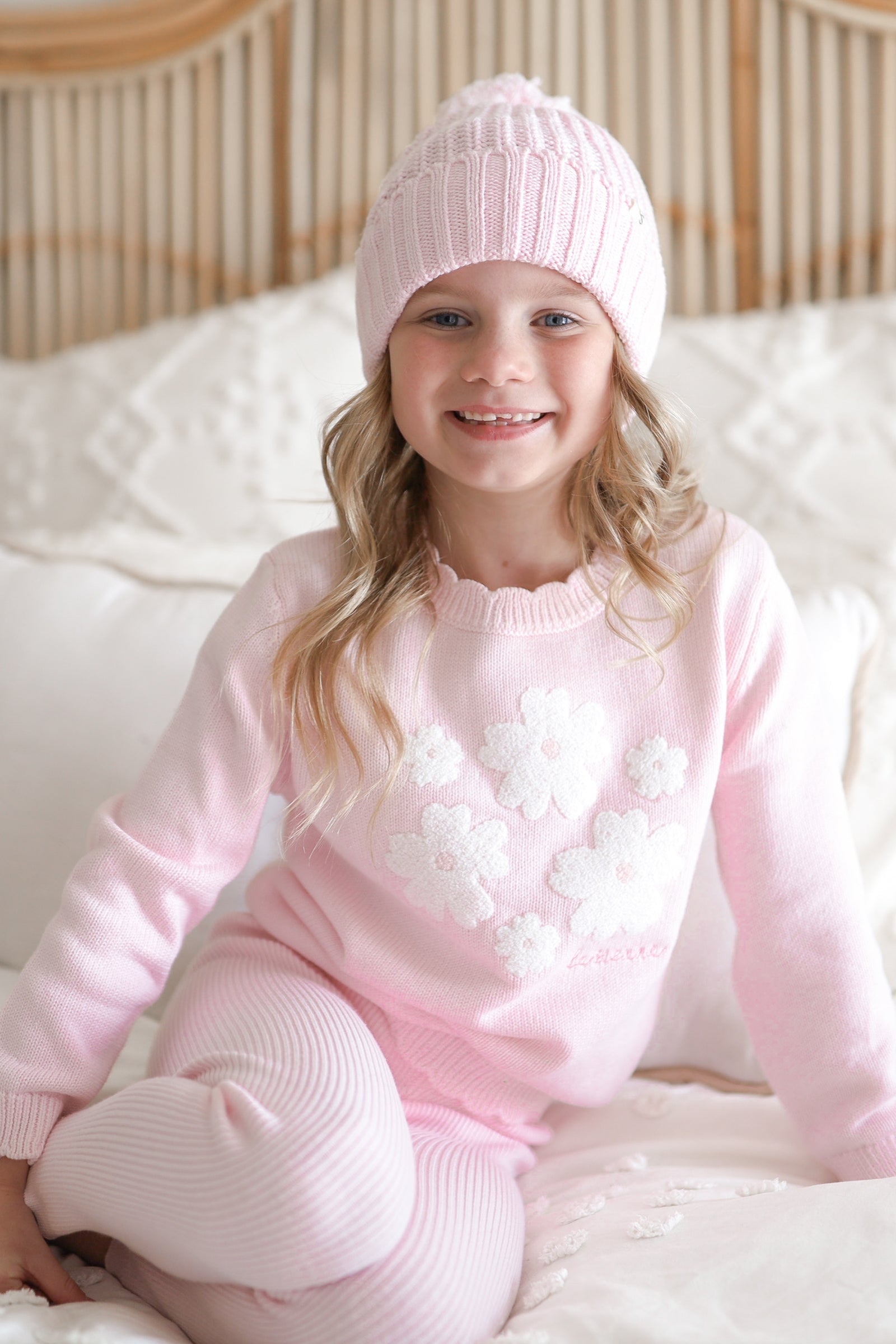 Cozy Knitted Jumper Sweater - Soft Petal Boucle Yarn Pullover for Women | Perfect for Fall & Winter Layering, Casual Outfits and Coffee Dates