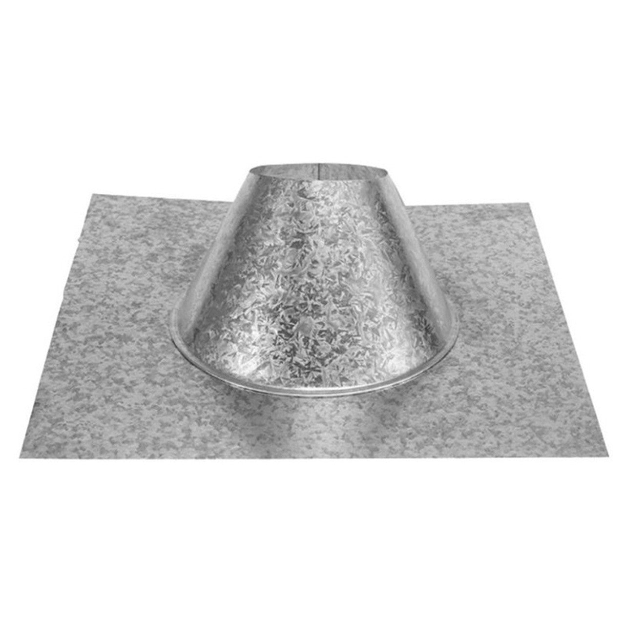 3 Pack PelletVent Pro DSA Aluminum 0/12 to 6/12 Roof Flashing Kit for Pellet Stove Vents - Weatherproof & Durable for Home Heating Systems